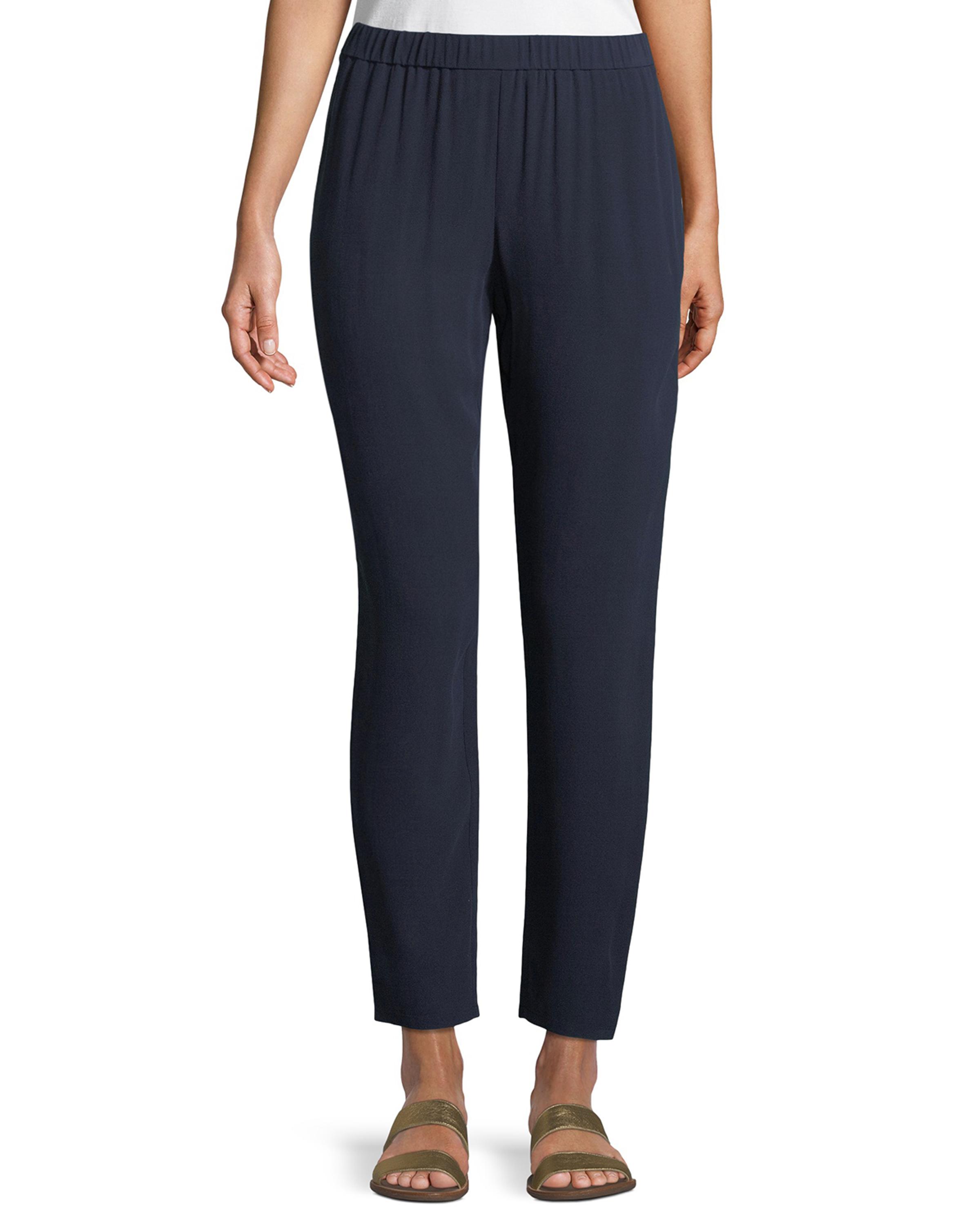 Eileen Fisher Silk Georgette Crepe 