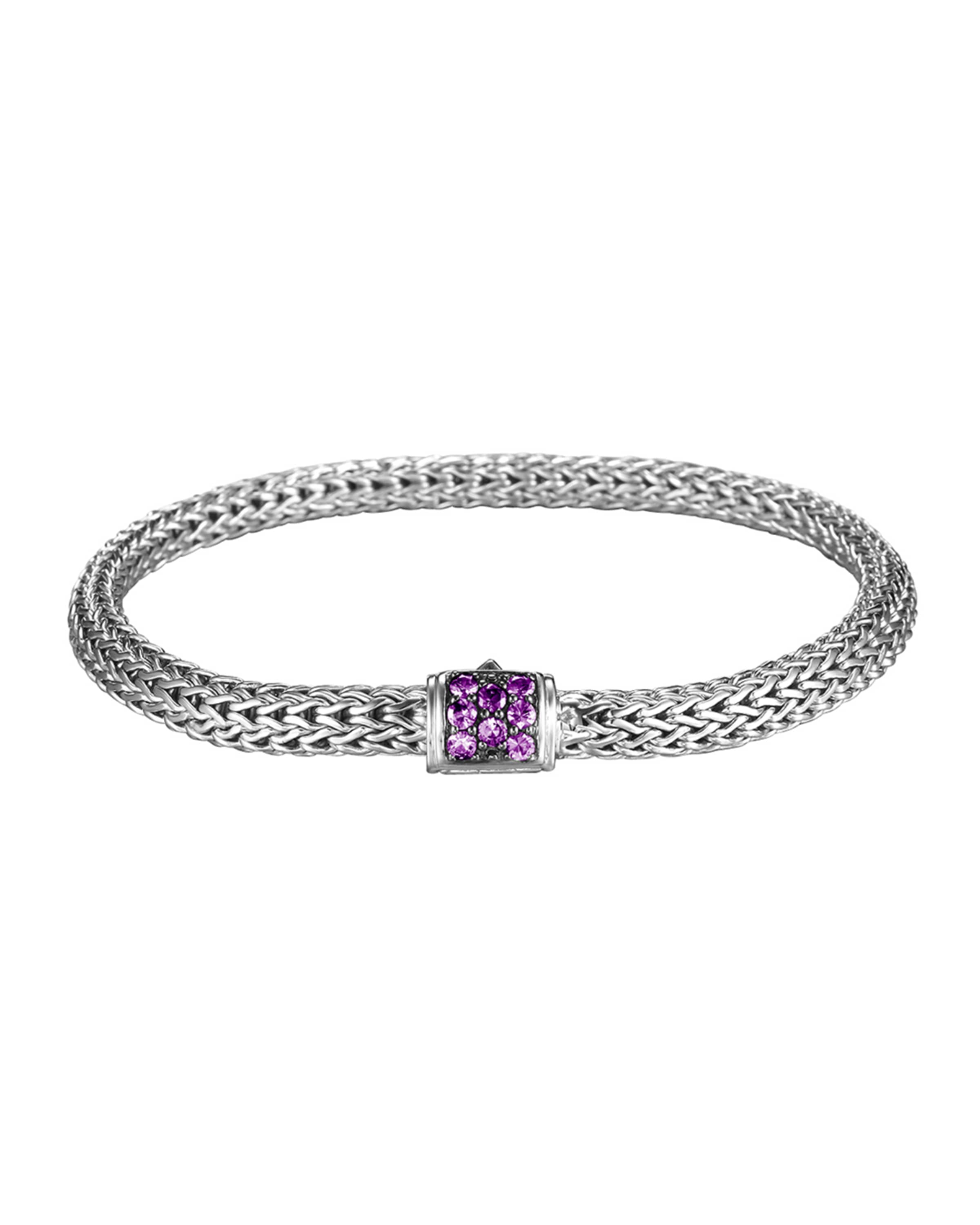 John Hardy Classic Chain Extra Small Red Sapphire Bracelet