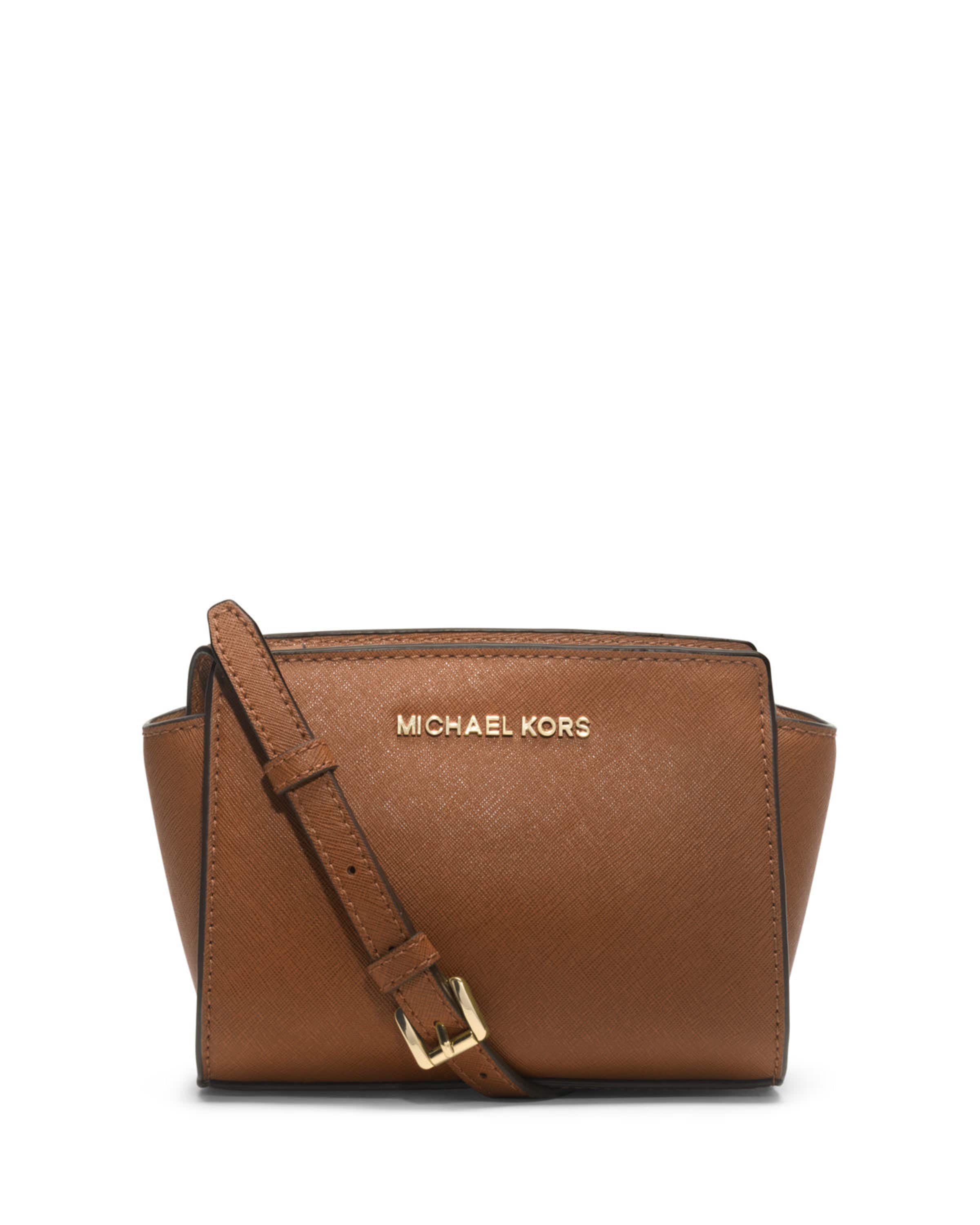 MICHAEL MICHAEL KORS Selma mini Saffiano leather messenger bag
