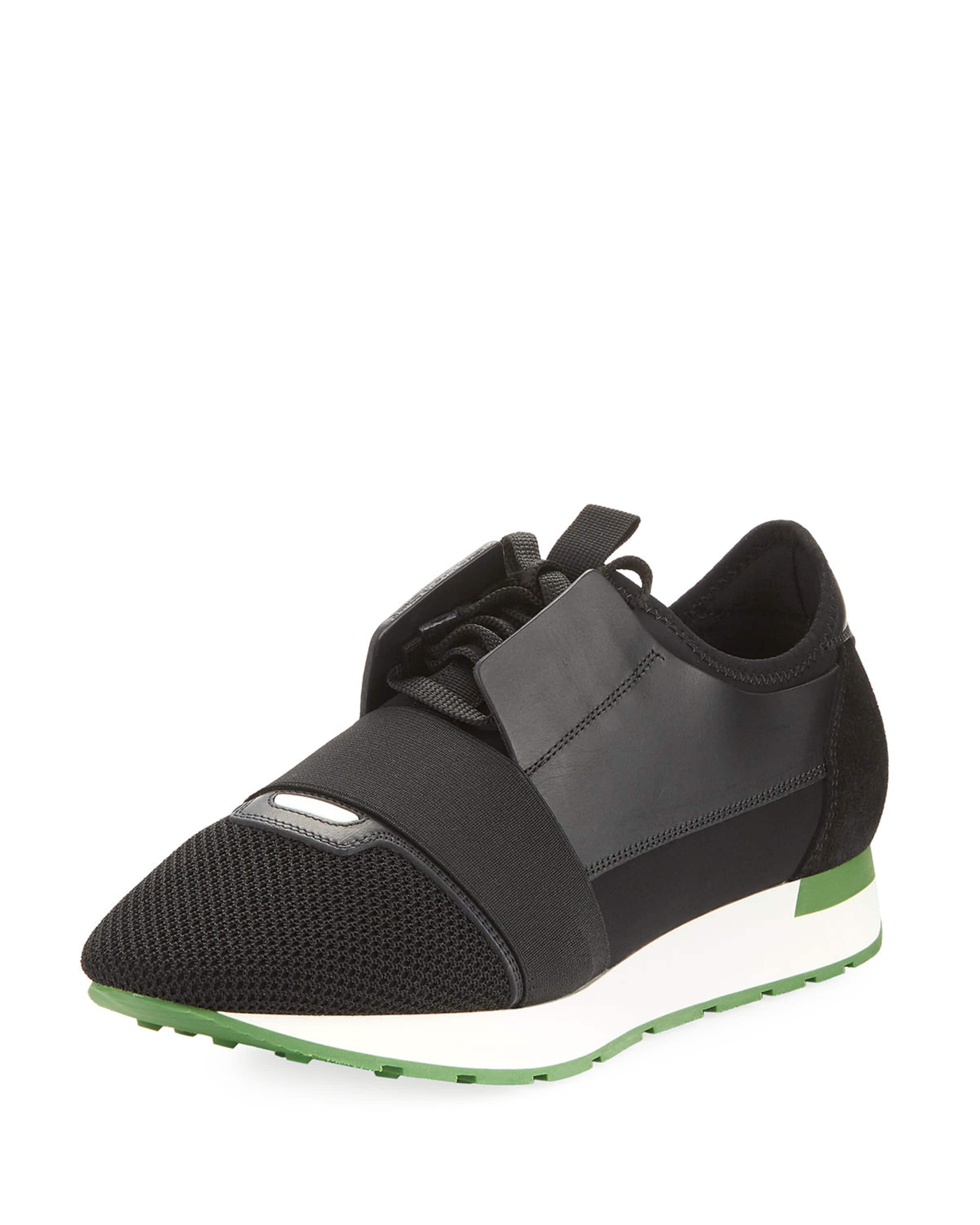 Balenciaga men's race runner sneakers hot sale