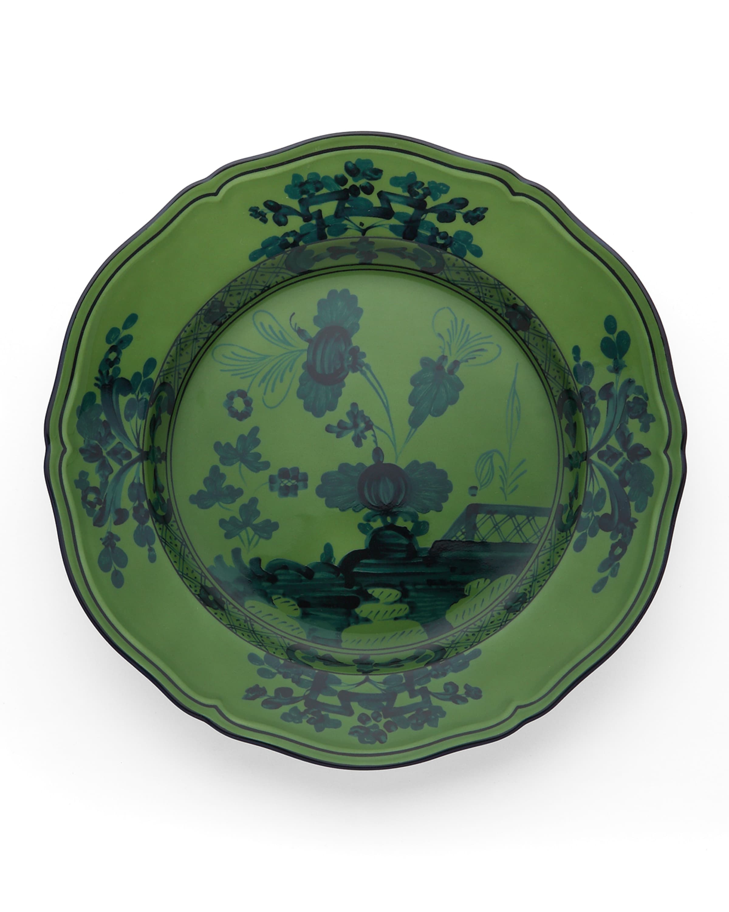 GINORI 1735 Oriente Italiano Dinner Plate, Malachite