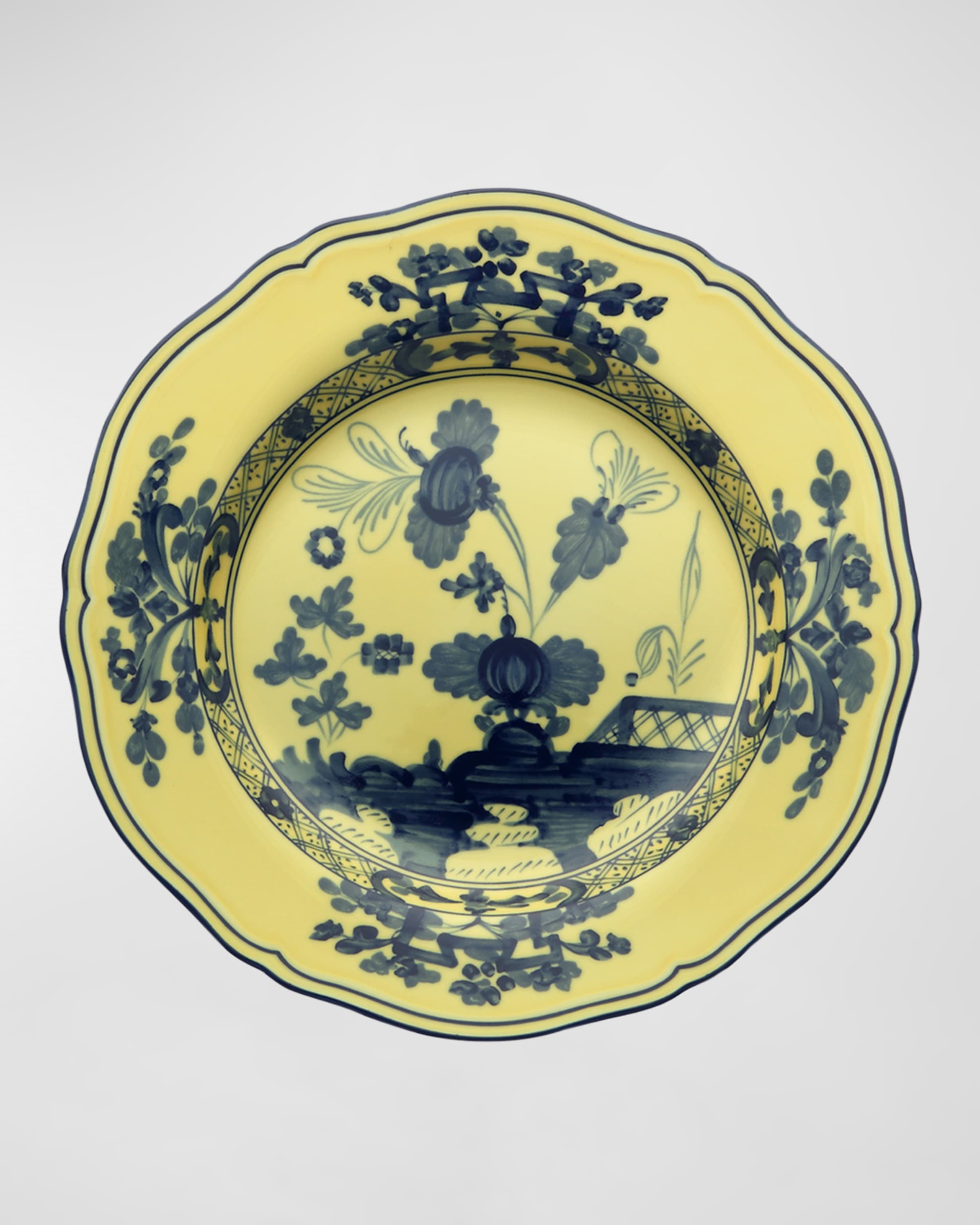 GINORI 1735 Oriente Italiano Salad Plate, Citrino