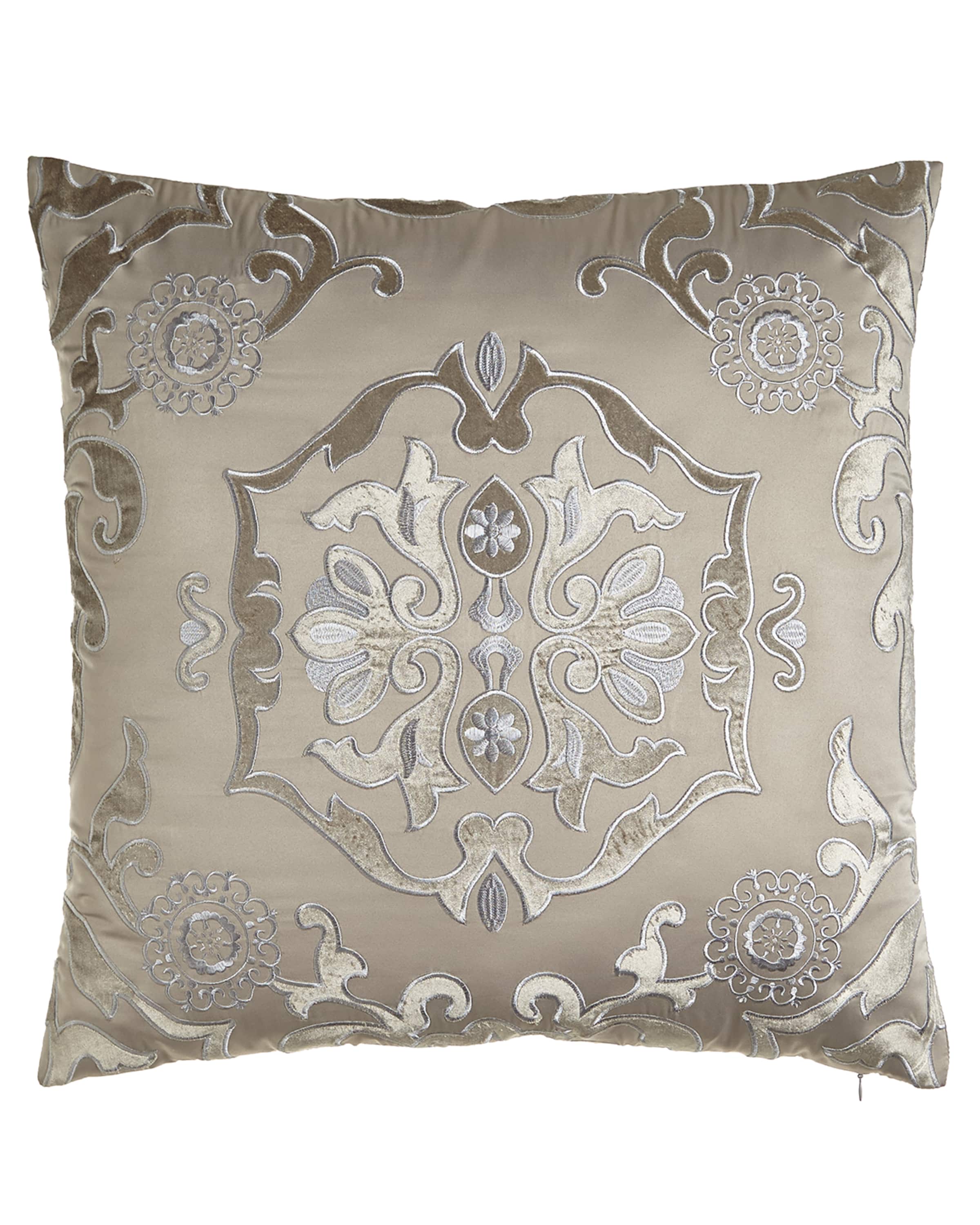 Lili Alessandra 24"Sq. Floral "Morocco" Pillow