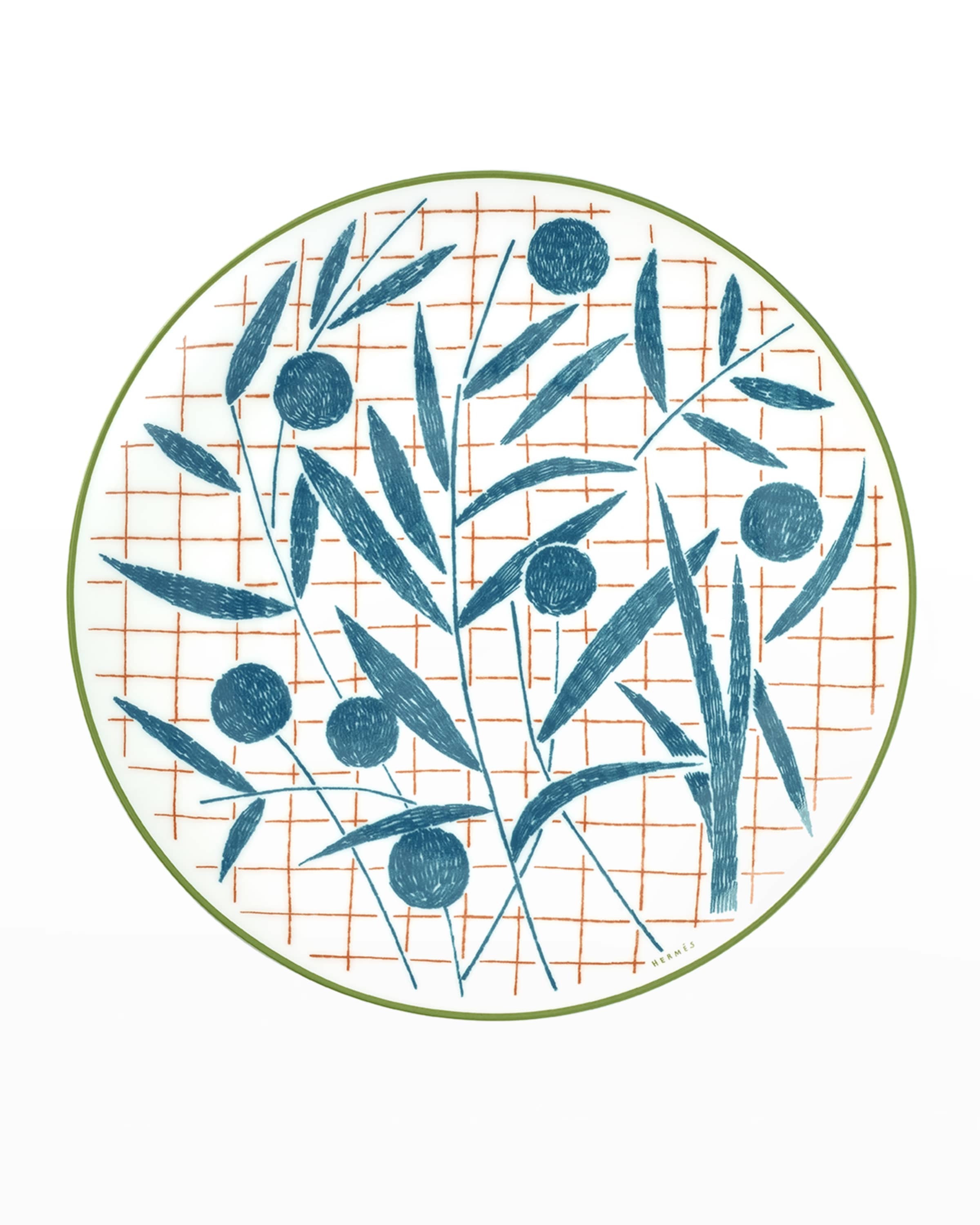 Hermes A Walk in the Garden Dessert Plate