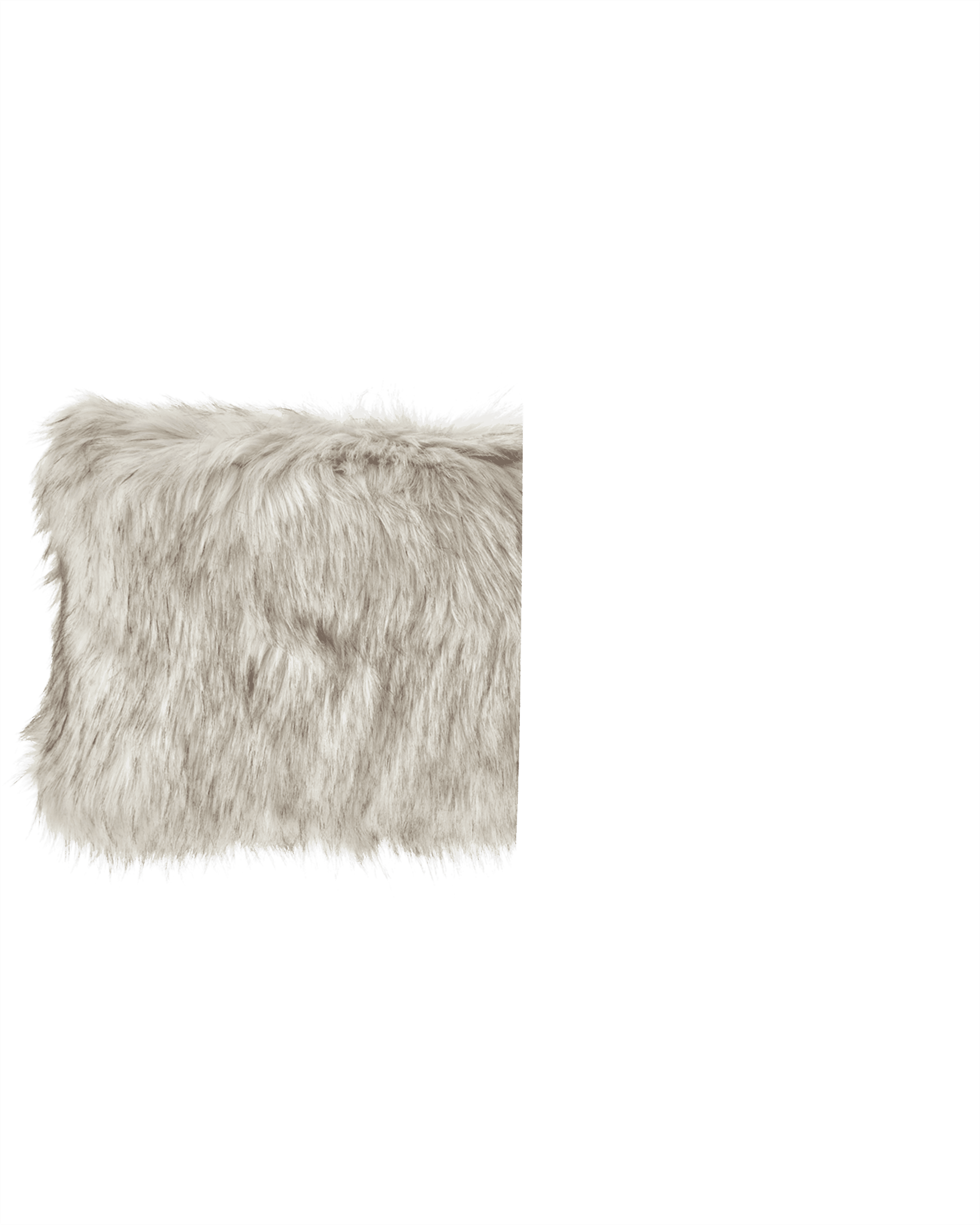 Lili Alessandra Faux-Fur Large Rectangle Pillow