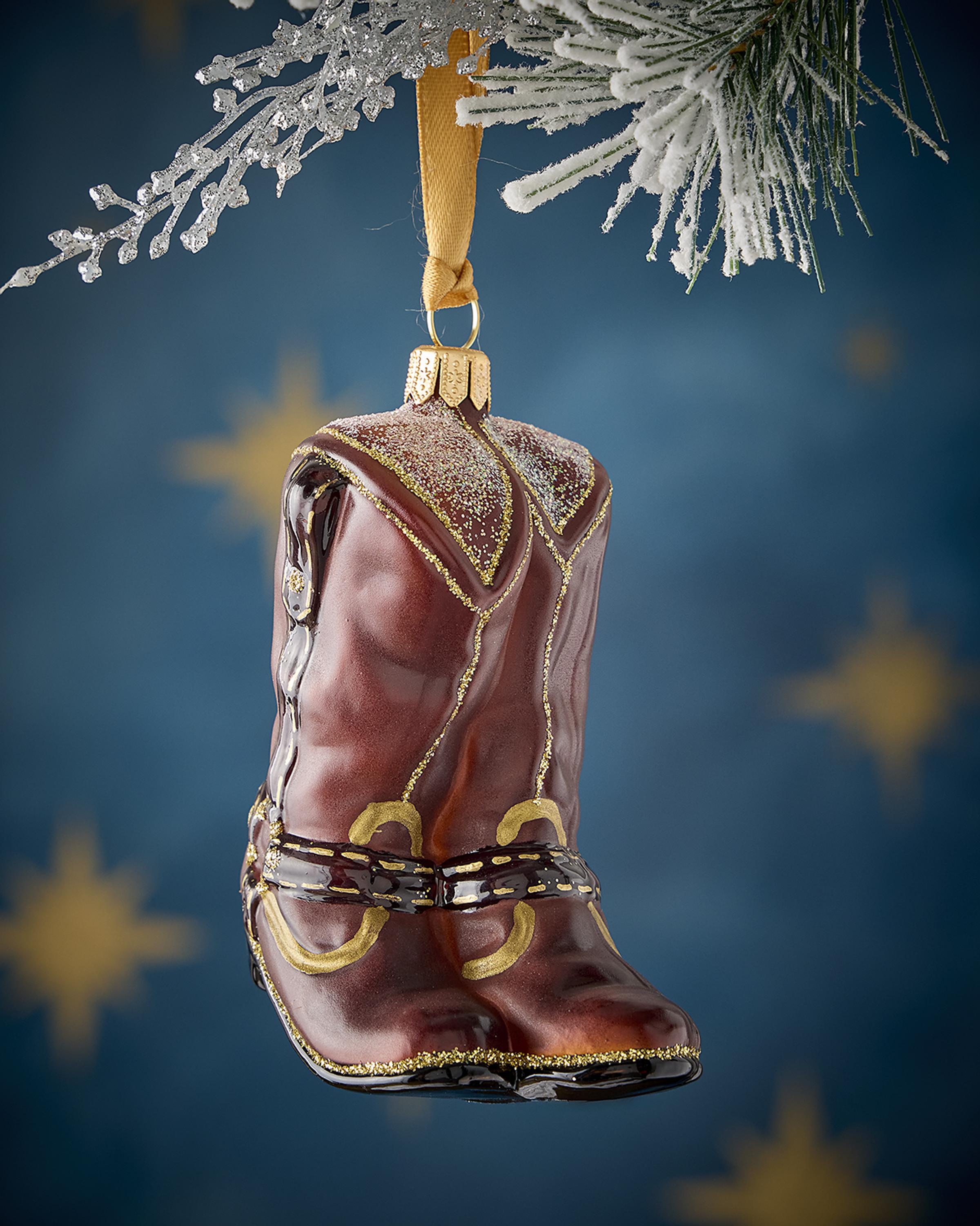 Neiman Marcus Cowboy Boots Christmas Ornament | Neiman Marcus