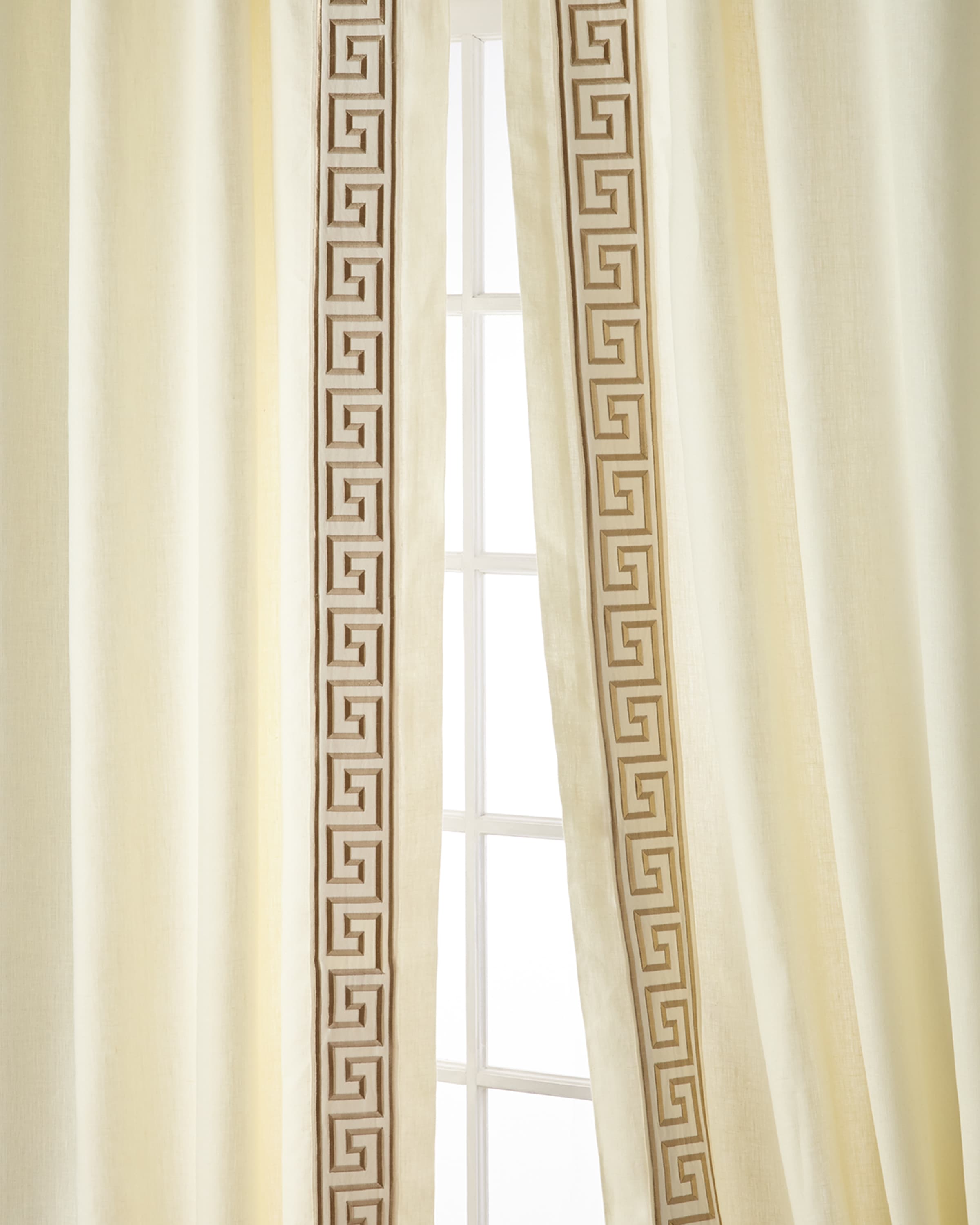 Home Silks Felix Curtain Panels, 108"
