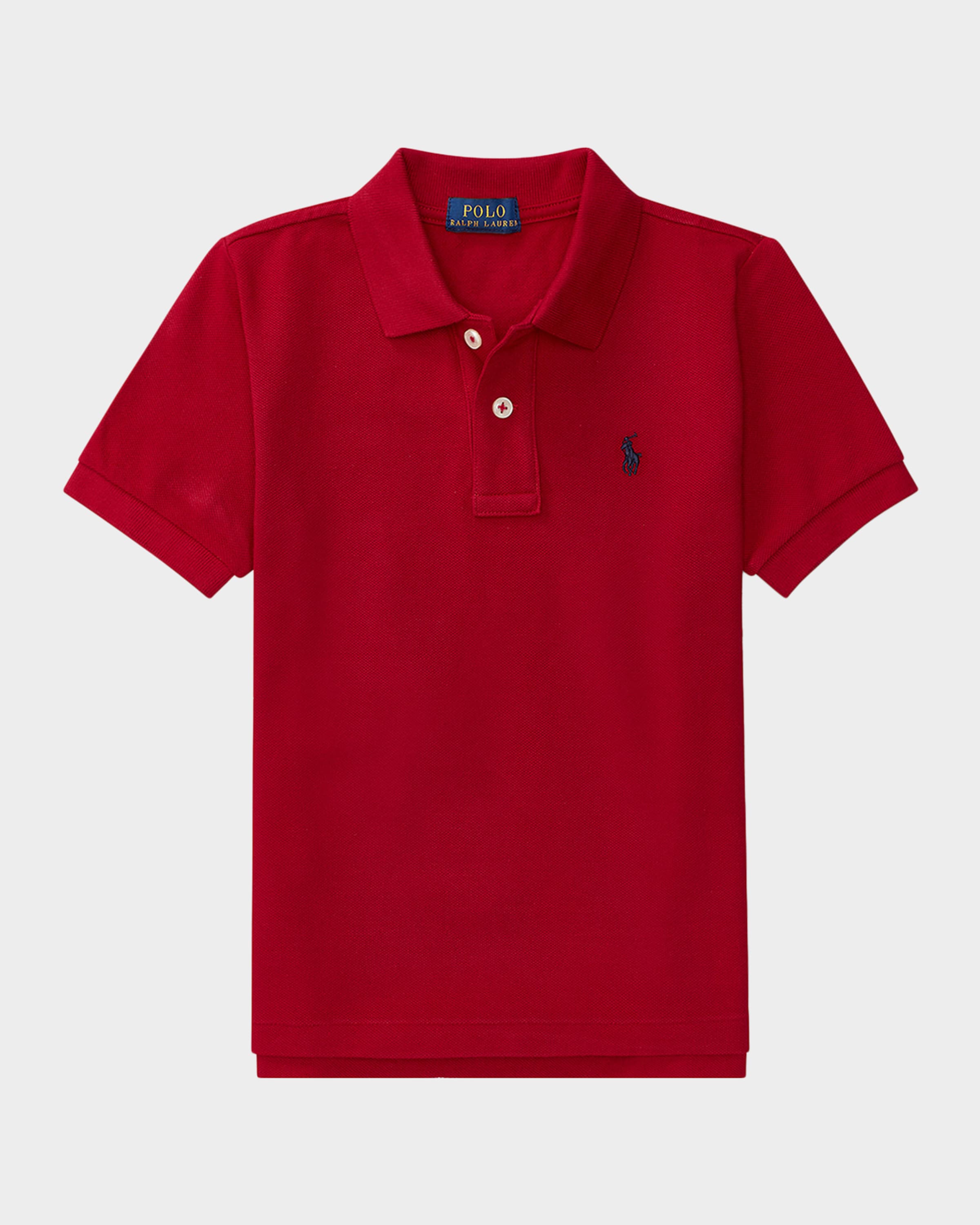Ralph Lauren Childrenswear Short-Sleeve Logo Embroidery Polo Shirt, Size 2-7
