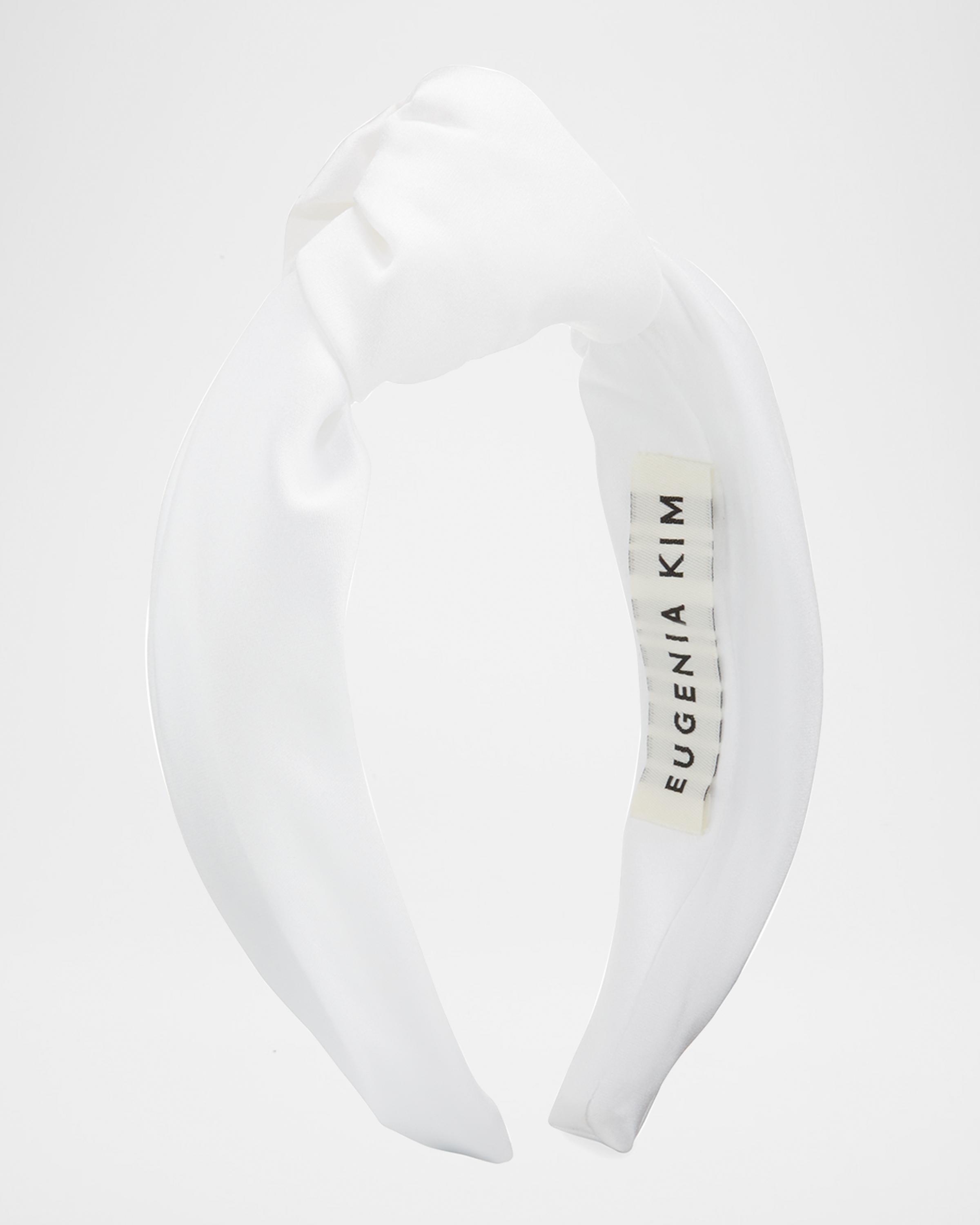 Eugenia Kim Karyn Knotted Satin Headband | Neiman Marcus