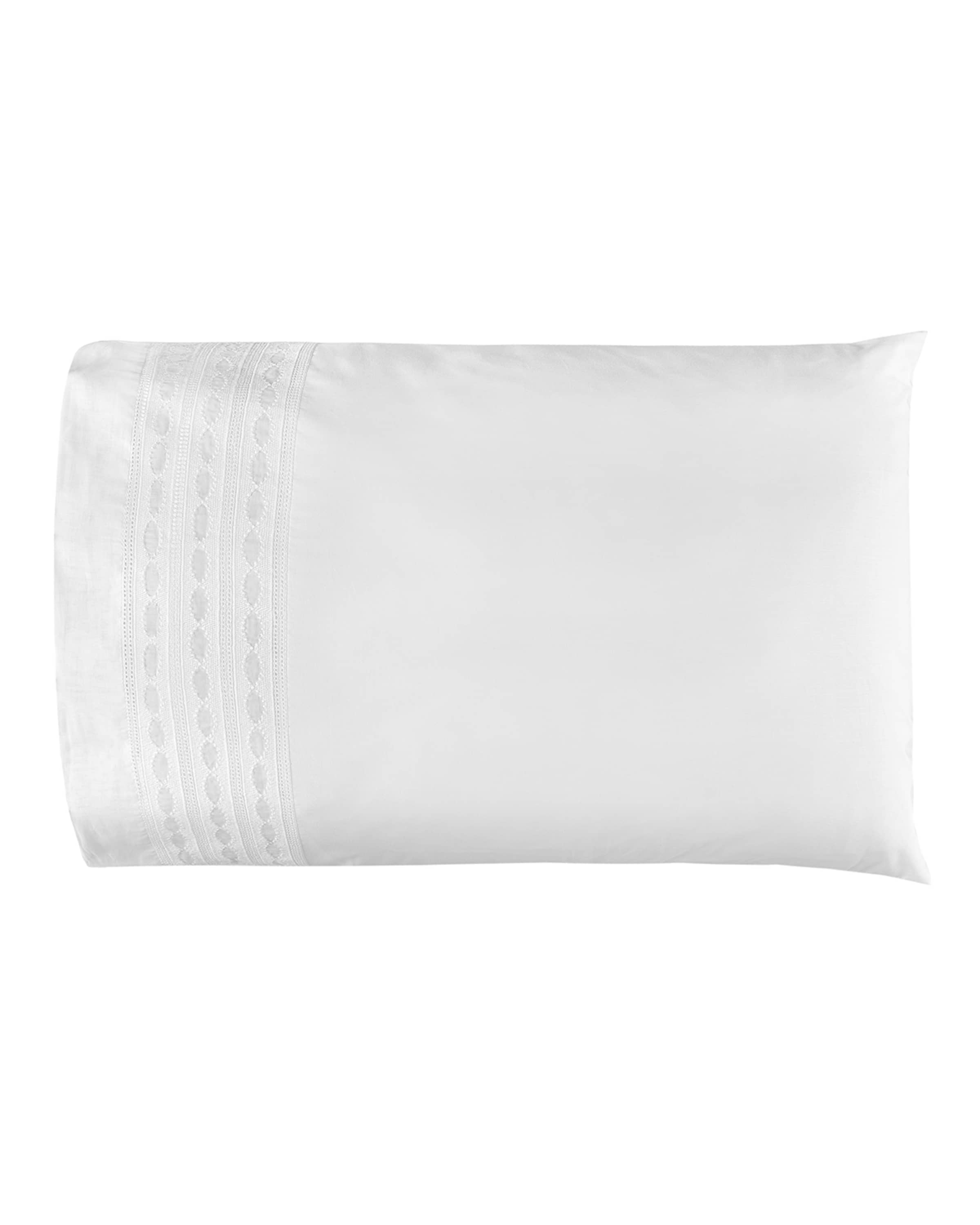 Bovi Fine Linens Sylvia King Pillowcases, Set of 2