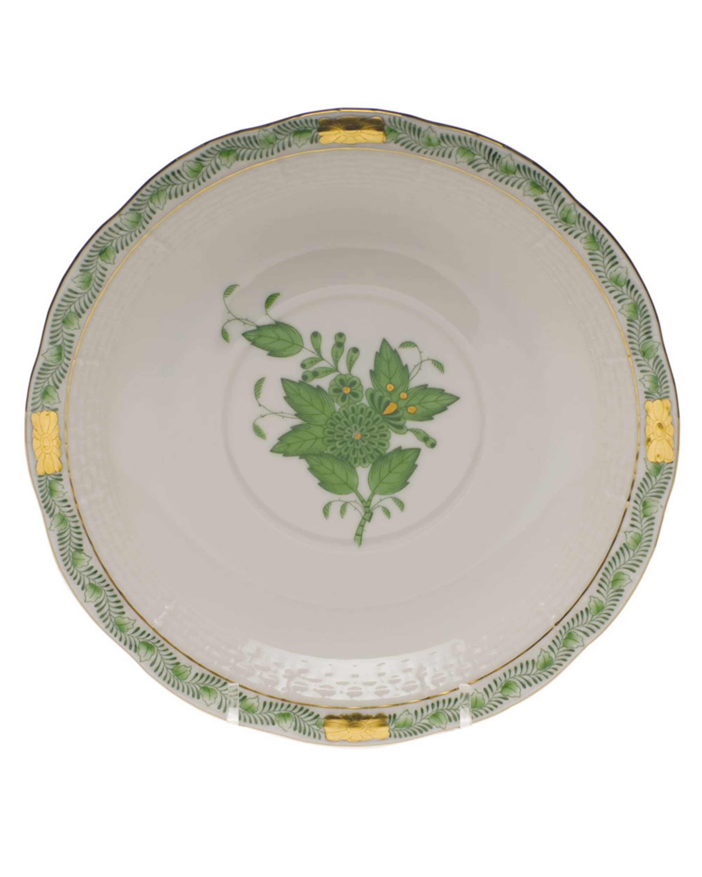 Herend Green CHINESE BOUQUET 6.5" Bread & Butter Plate 
