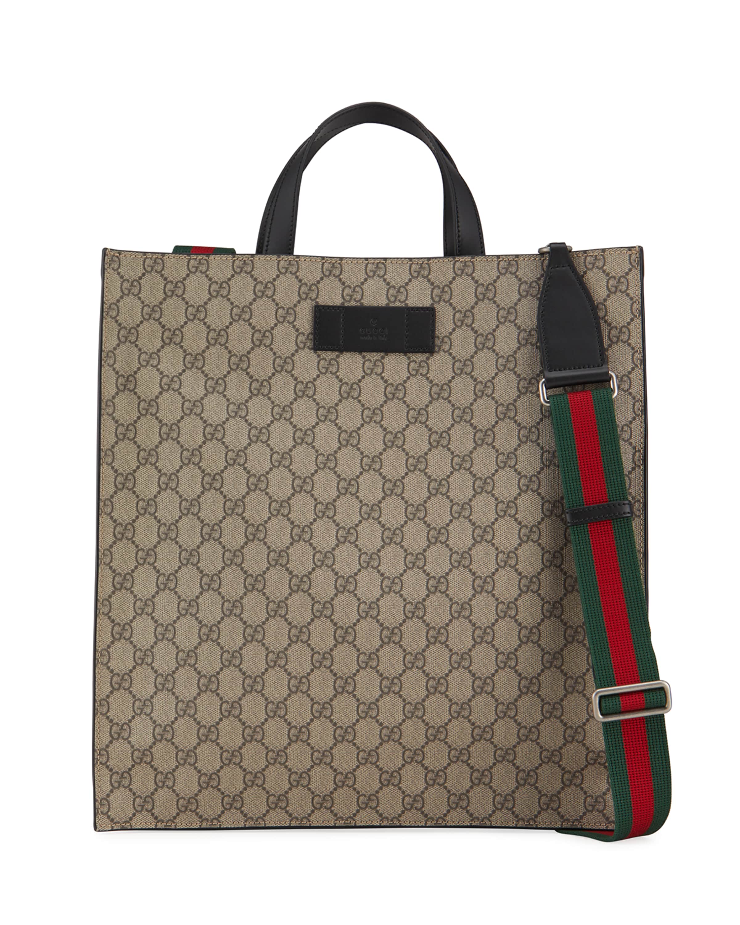 Gucci Men's Soft GG Supreme Tote Bag | Neiman Marcus