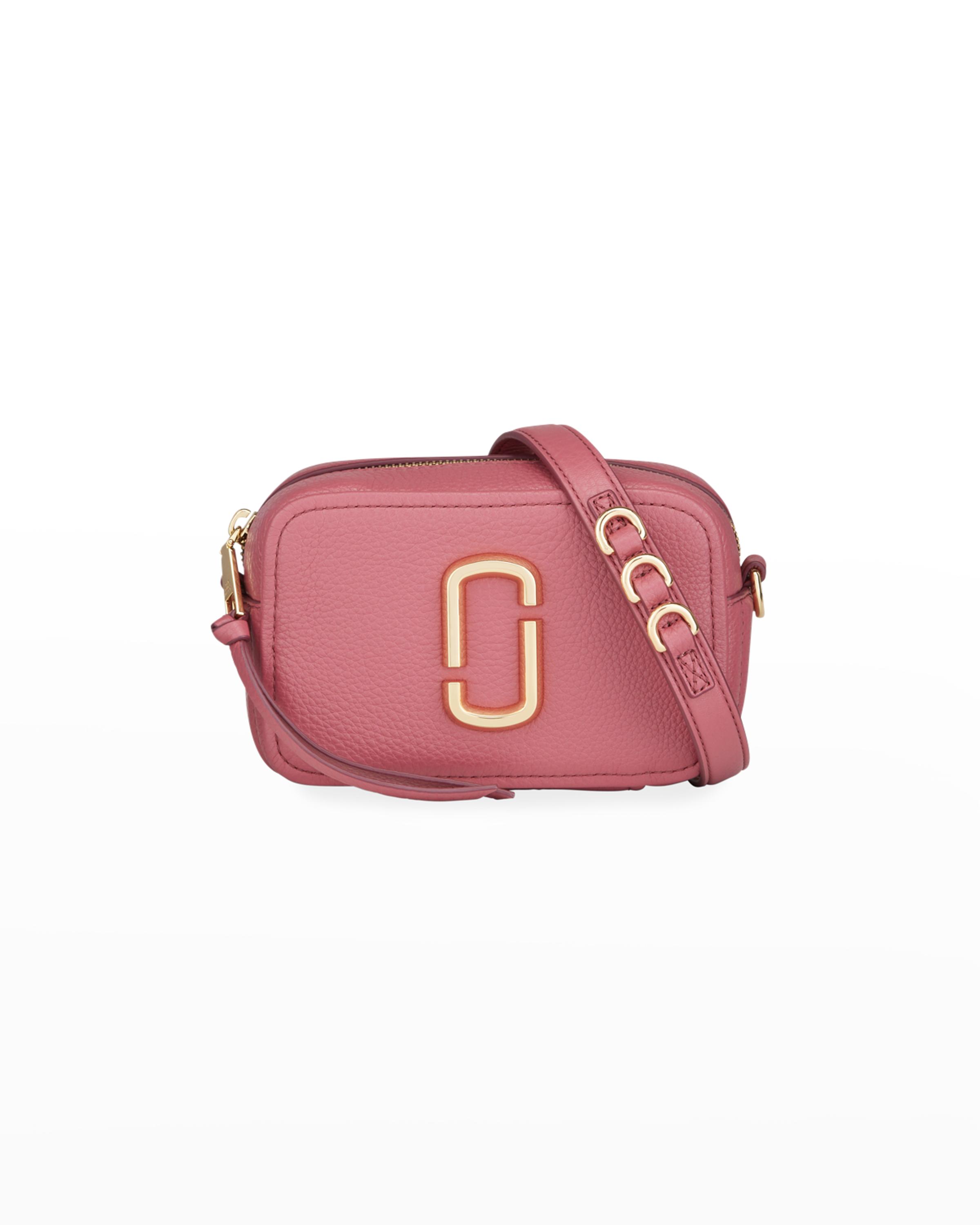 Marc Jacobs The Softshot 17 Leather Crossbody Bag | Neiman Marcus