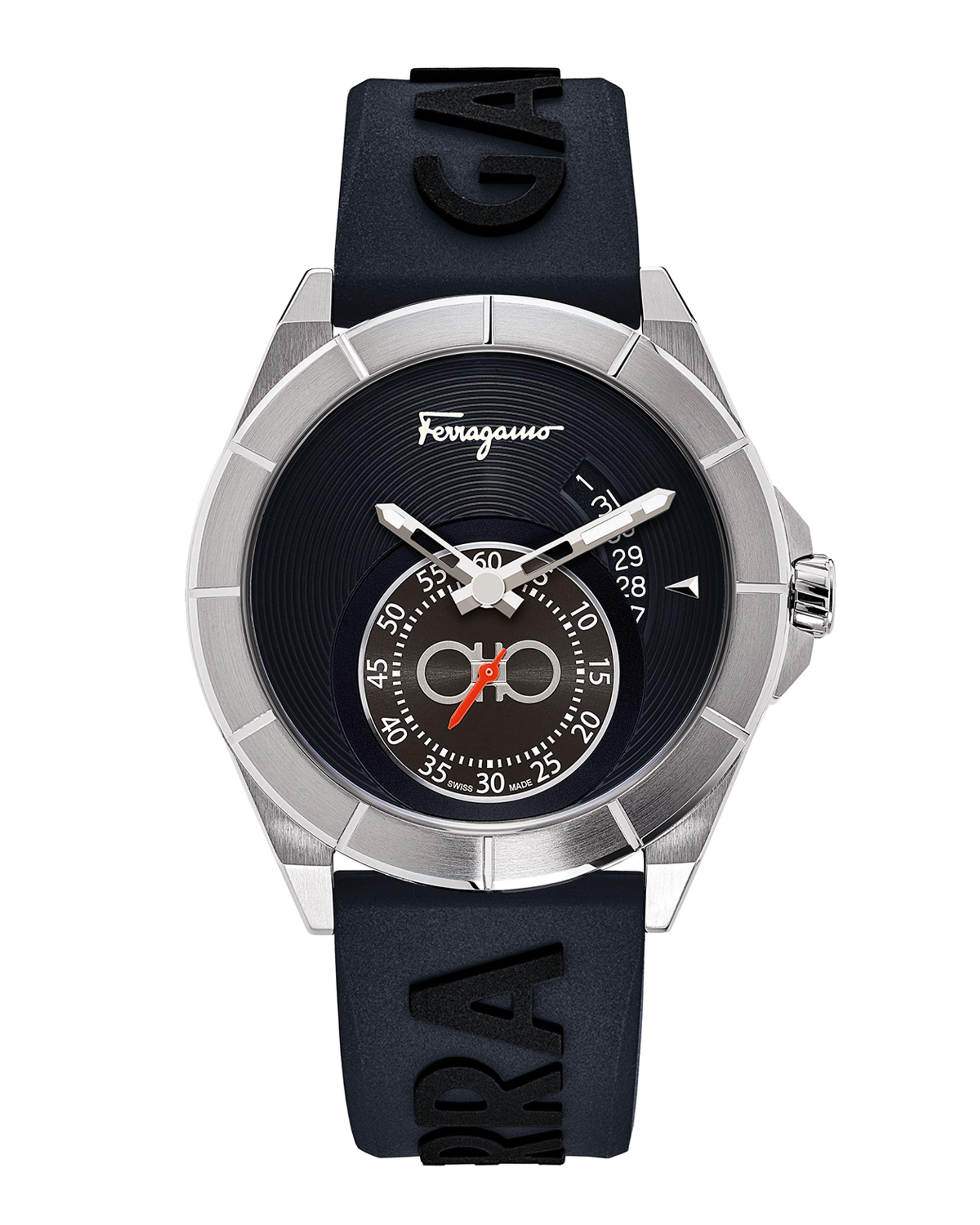 FERRAGAMO Men's 43mm Urban Watch w/ Silicone Strap | Neiman Marcus
