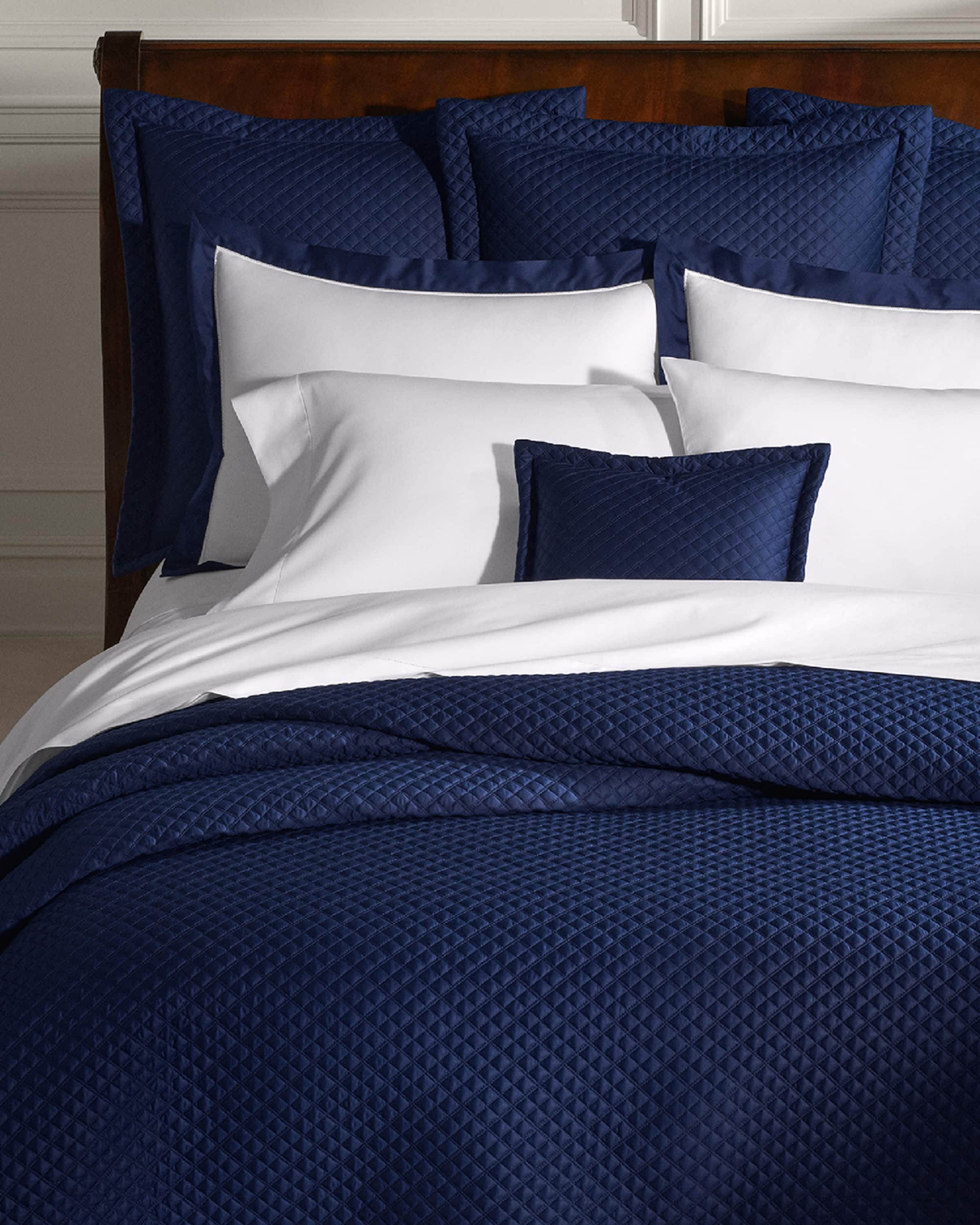 Ralph Lauren Home Quilted Sateen Argyle Full/Queen Quilt