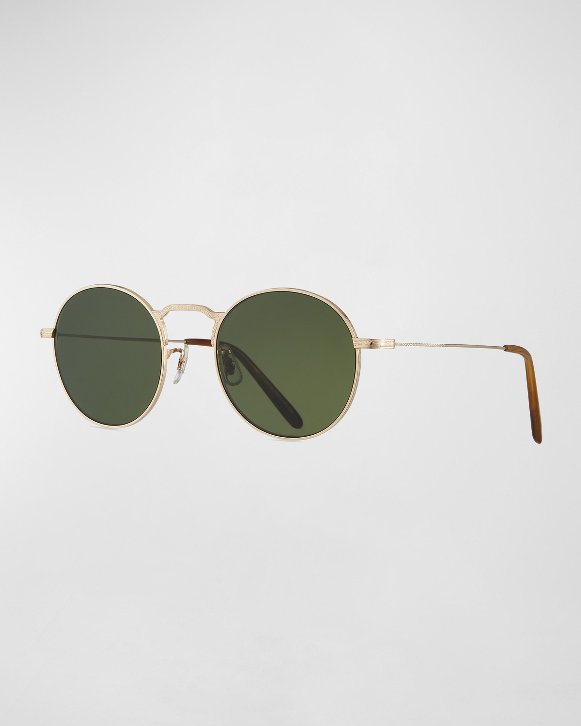 Oliver People’s Weslie Sun Round Sunglasses Oliver Peoples Weslie OV1282ST Sunglasses 50363C Silver  main image 2