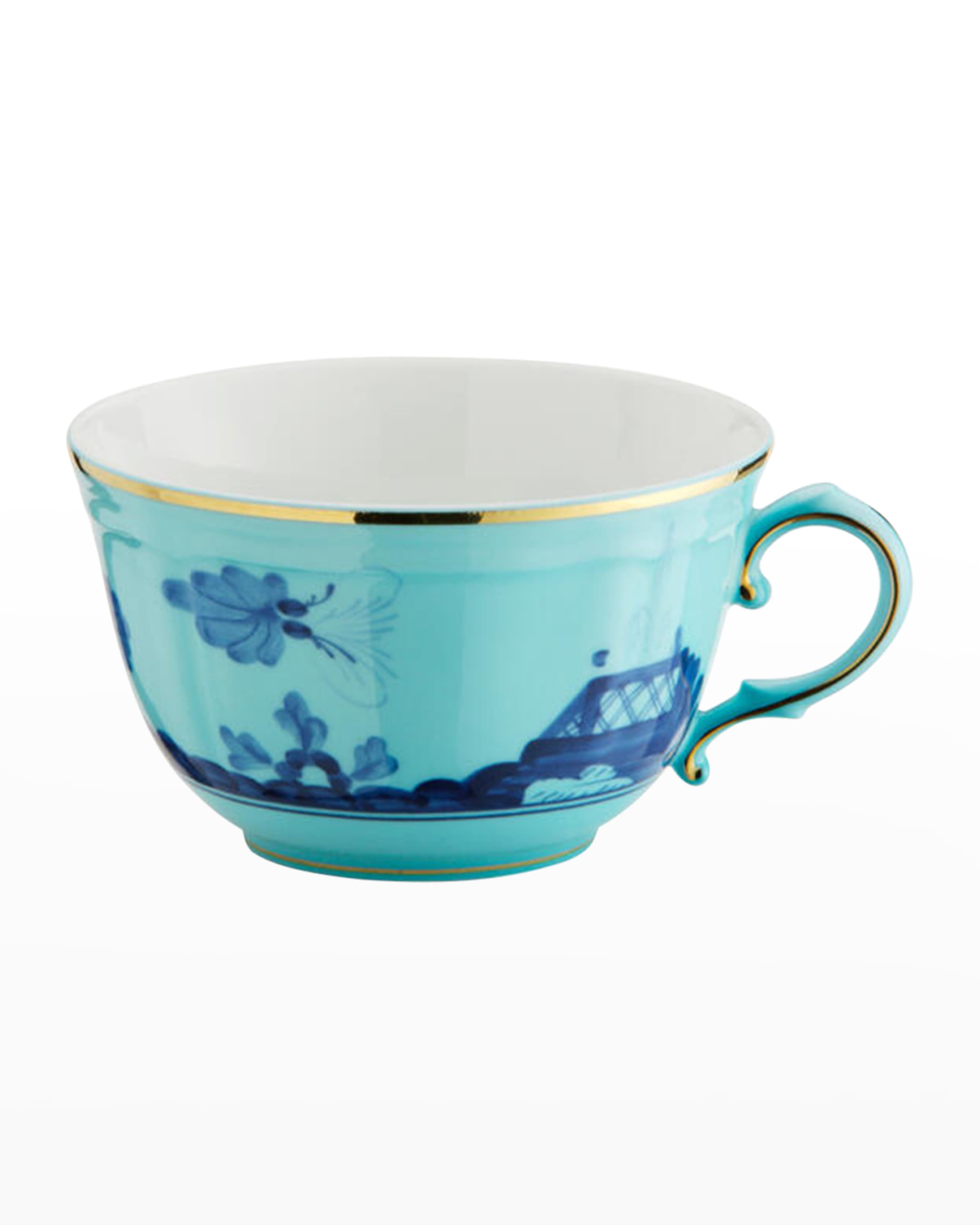 GINORI 1735 Oriente Italiano Iris Gold Teacup