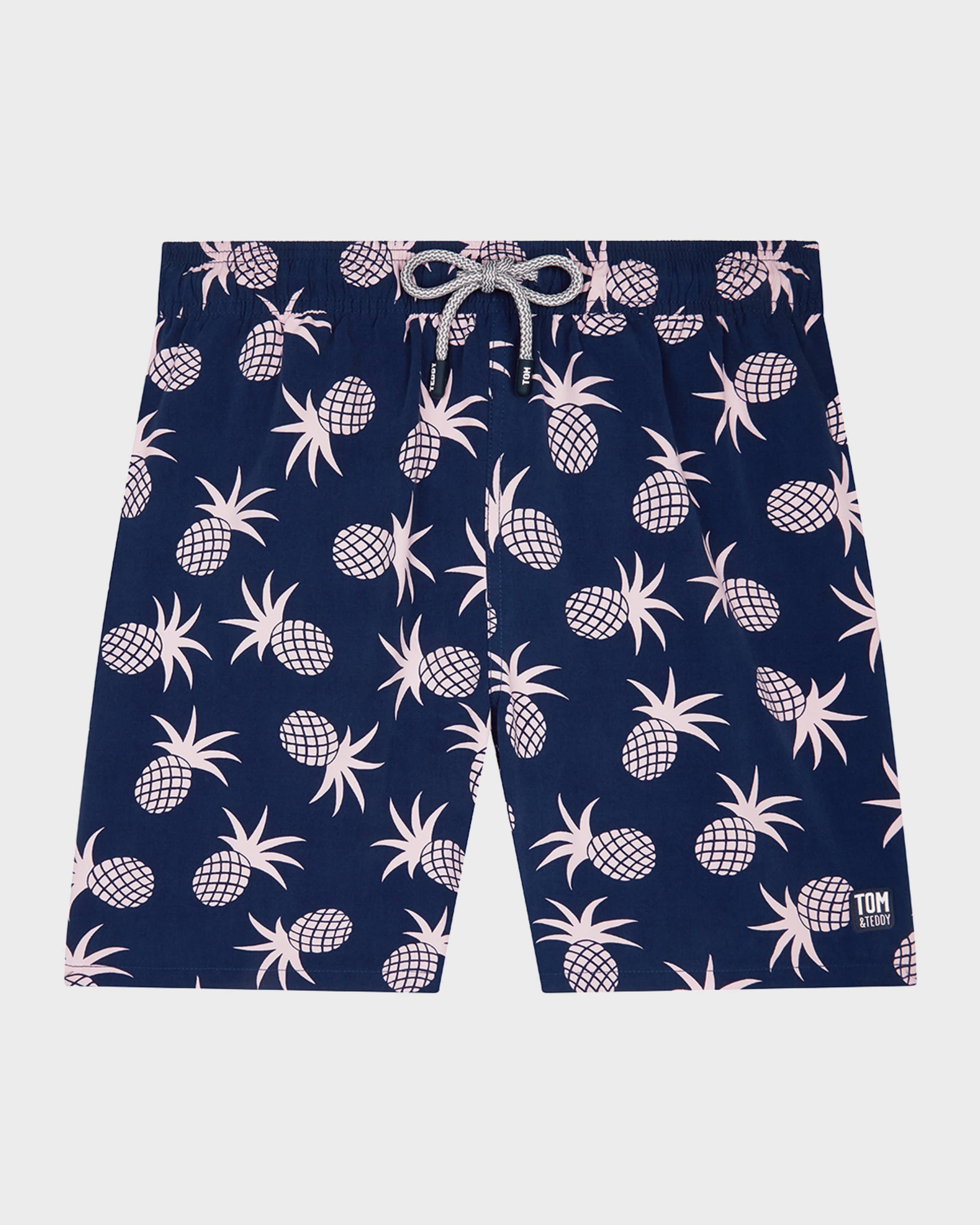 Tom and teddy pineapple swim trunks Clearance