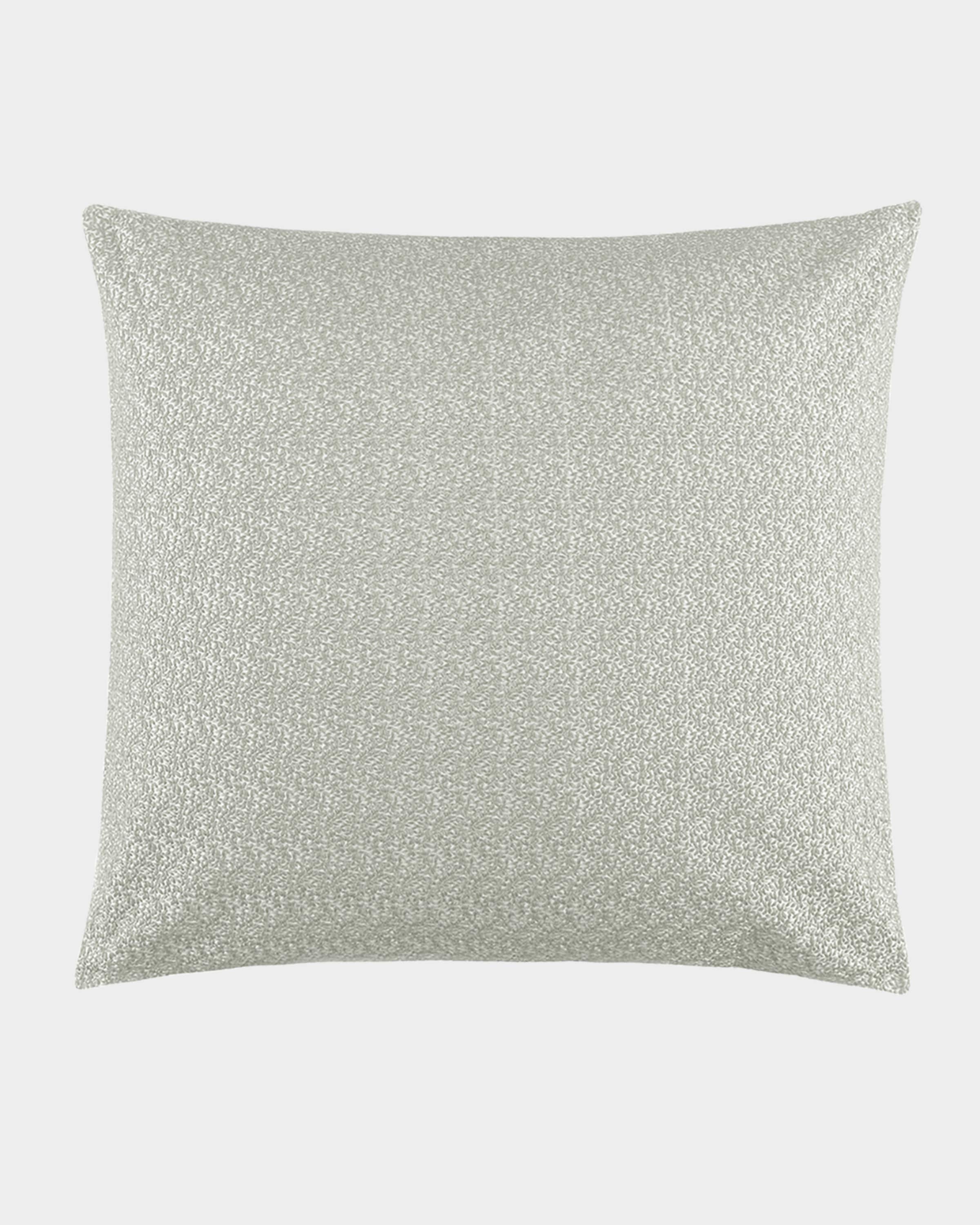 Bovi Fine Linens Malone European Sham, White/Dove