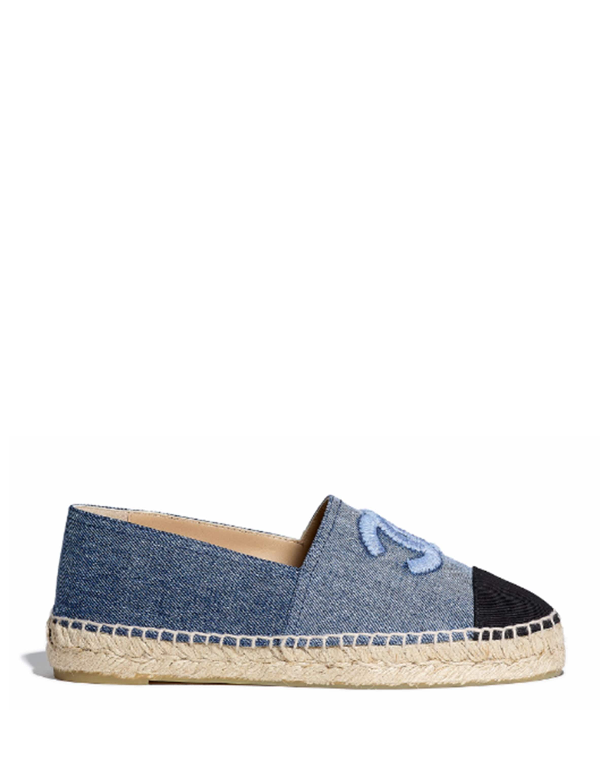Chanel denim espadrilles clearance