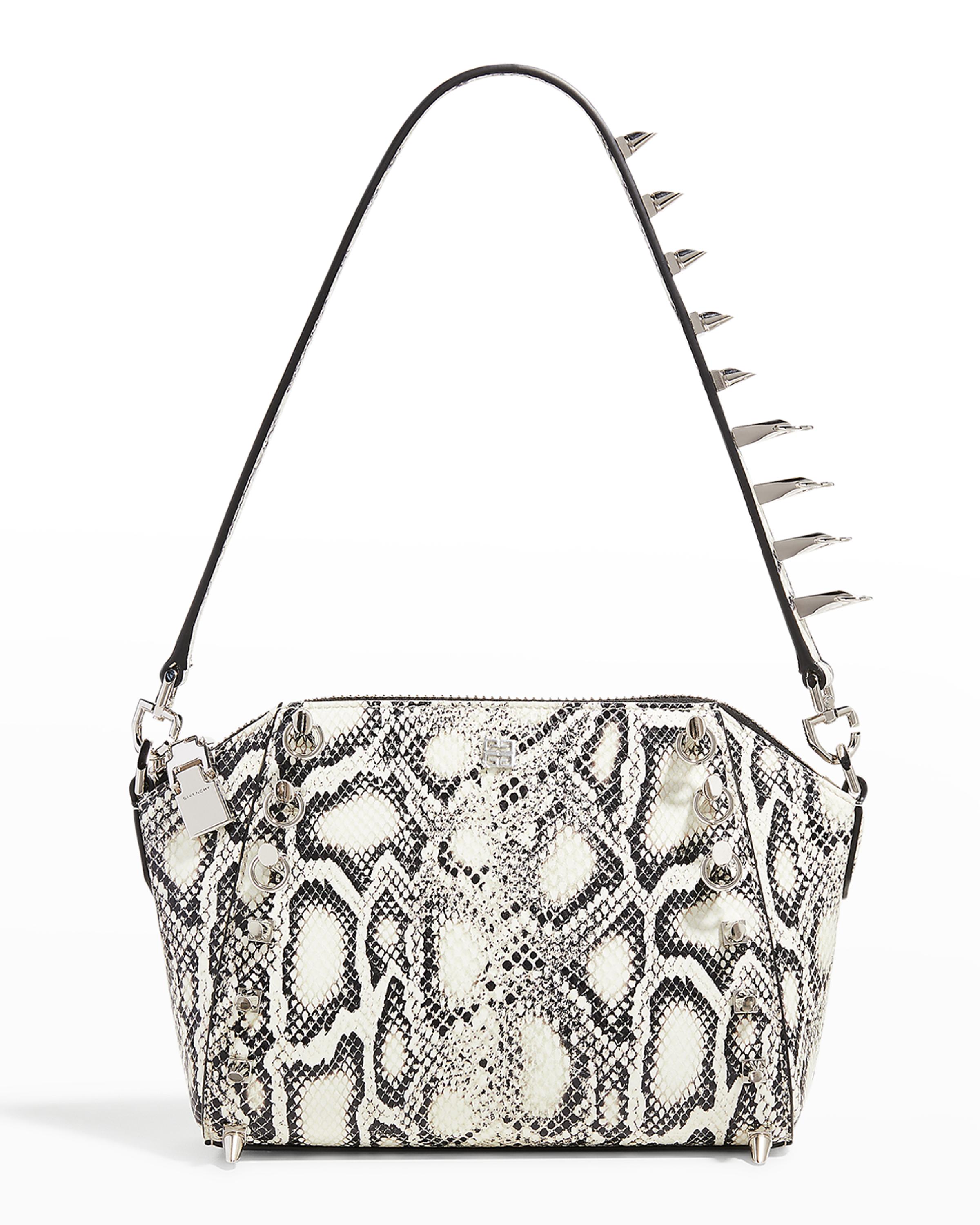 希少 Hedigan's 7inch 1000枚限定版YONCE suchmos Givenchy Antigona XS Spike Snake-Print Shoulder Bag | Neiman Marcus