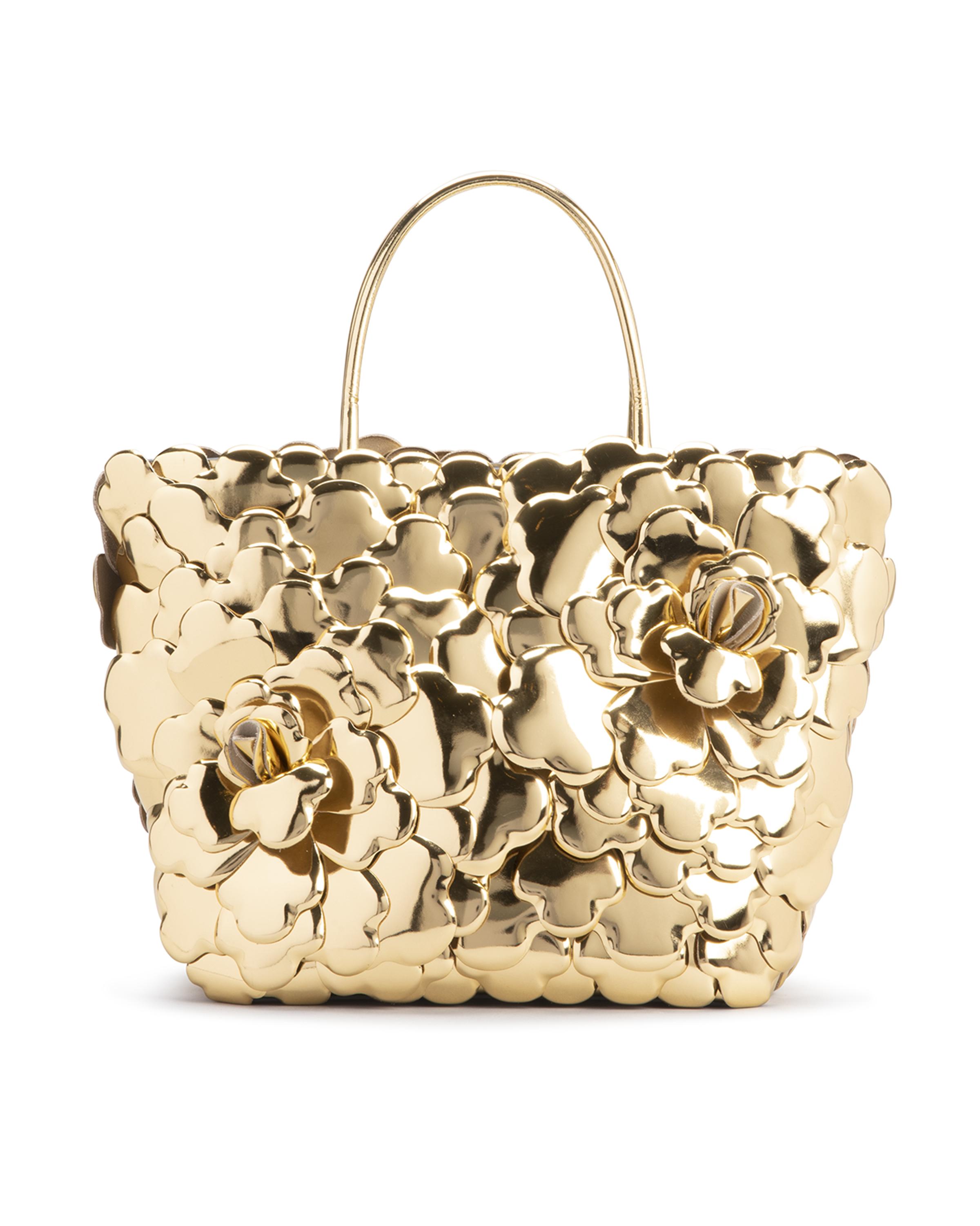 Valentino Garavani Atelier 03 Rose Edition Metallic Mini Tote