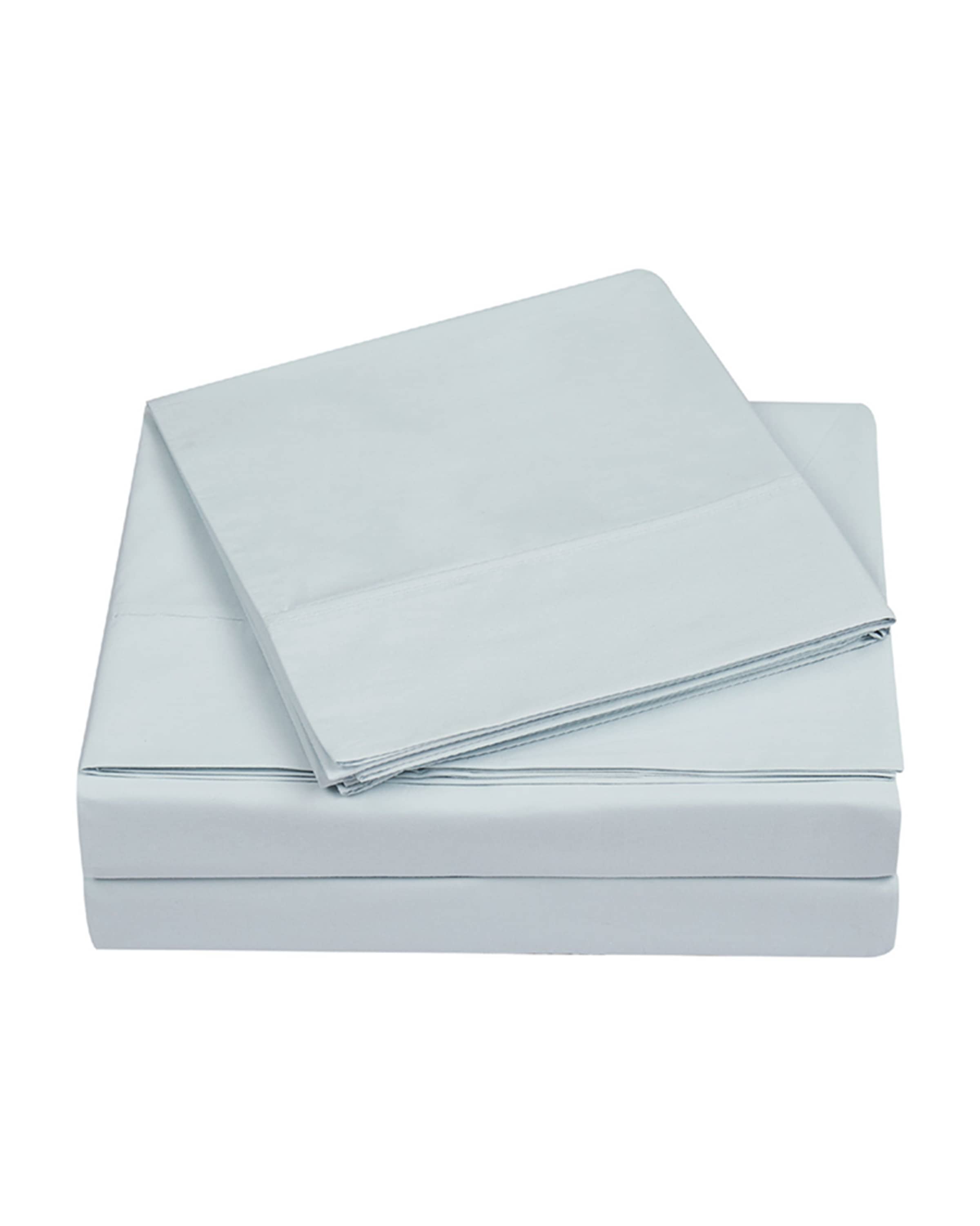 Charisma 400-Thread Count Percale Standard Pillowcase Set, Illusion Blue