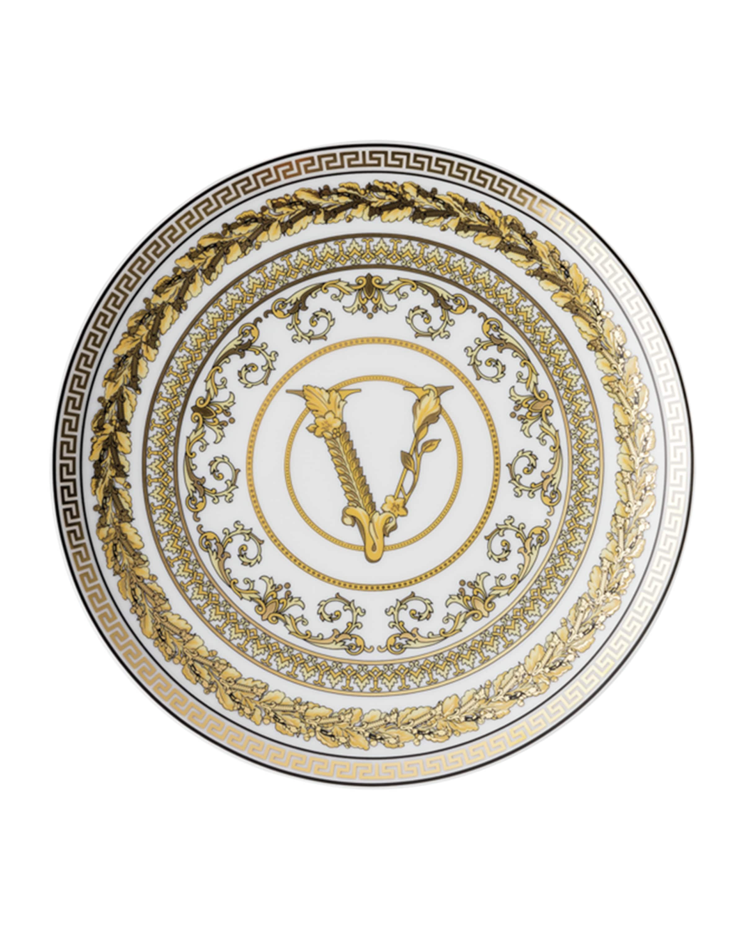 Versace Virtus Gala White Bread & Butter Plate