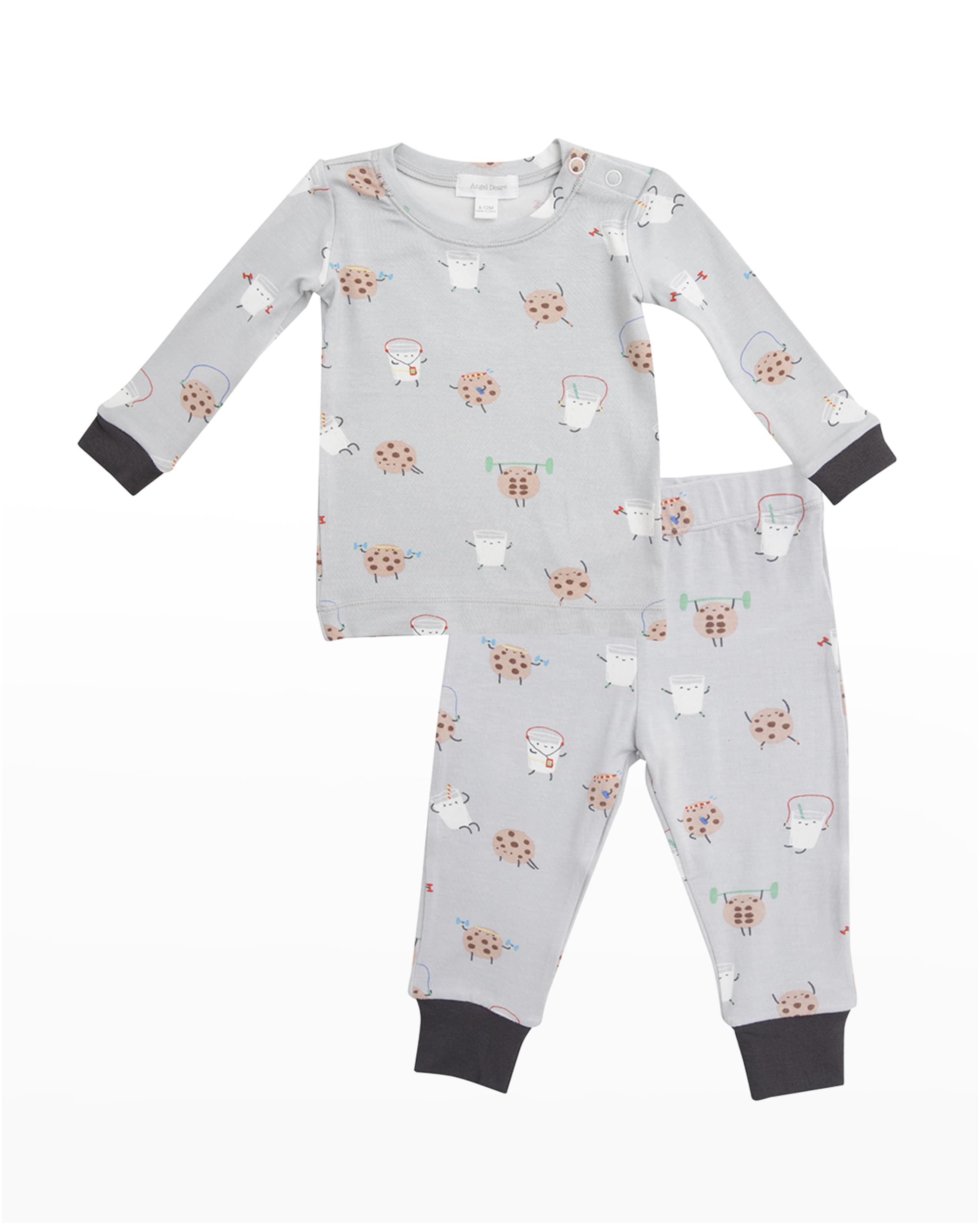 Angel Dear Cookies and Milk Zip Up Footie Pajamas Matching Items Neiman Marcus