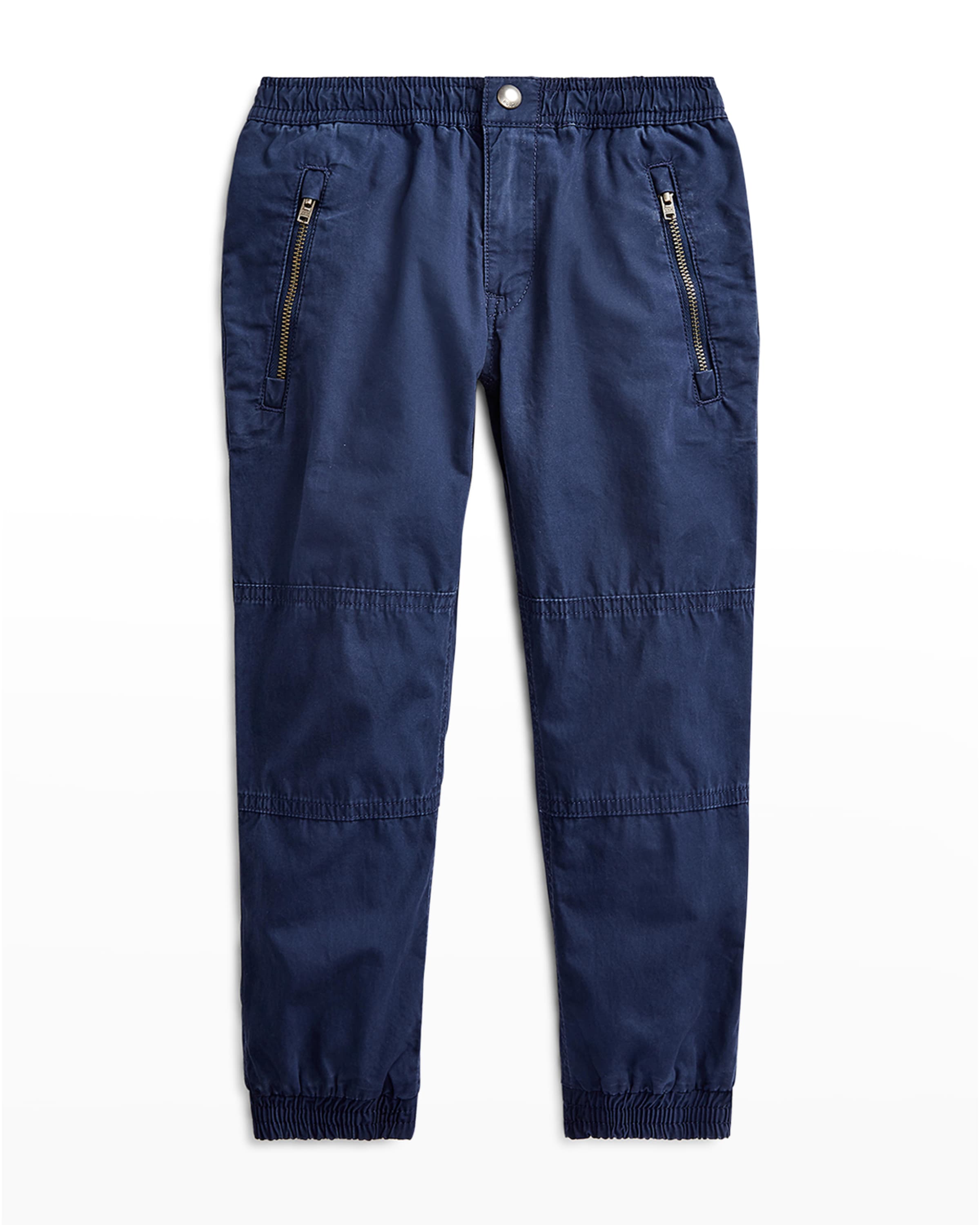 Ralph Lauren Childrenswear Boy's Poplin Jogger Pants, Size 2-6