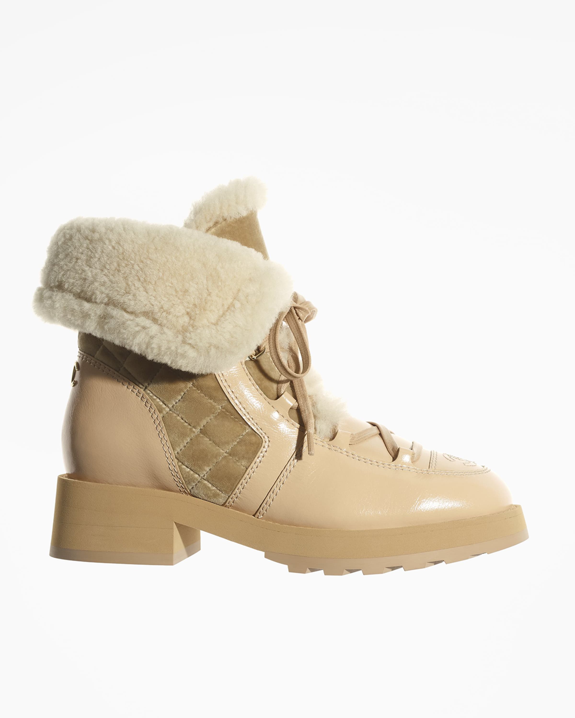 CHANEL LACE-UPS | Neiman Marcus