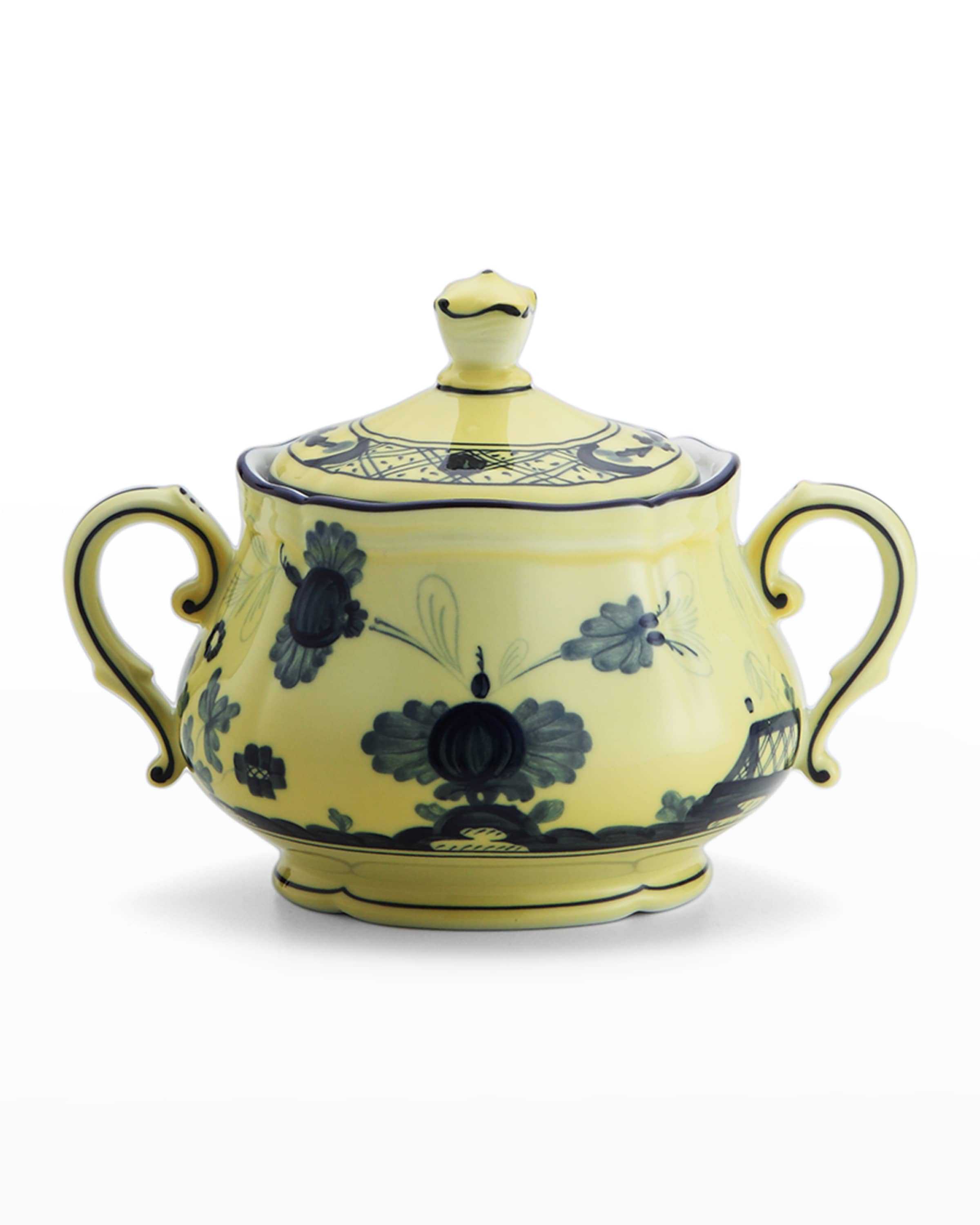 GINORI 1735 Oriente Italiano Sugar Bowl With Cover