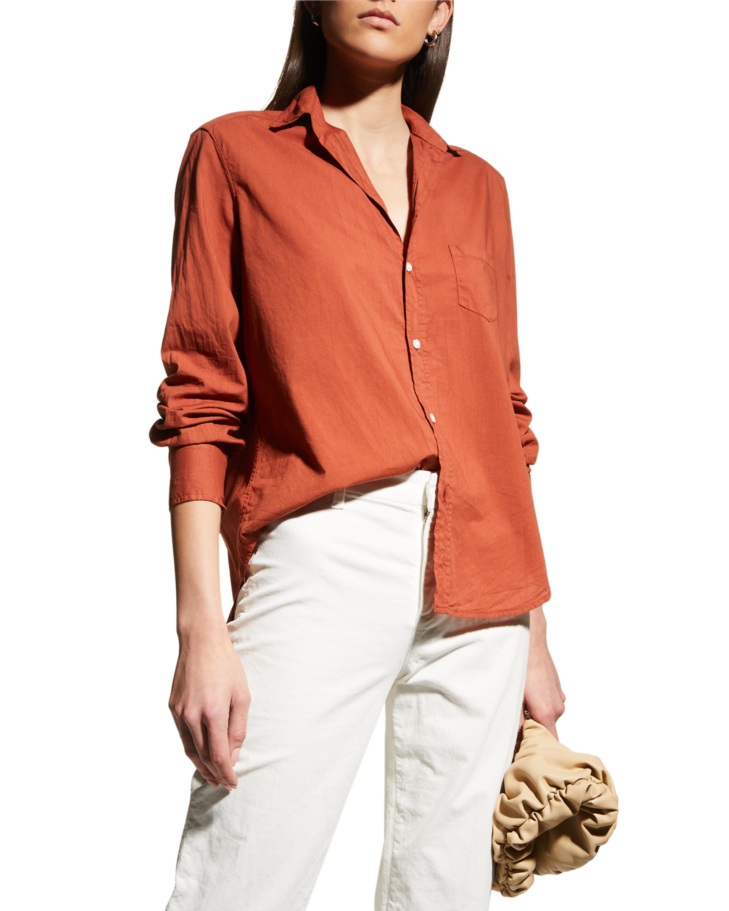 Frank & Eileen Eileen Woven Button-Up Shirt | Neiman Marcus