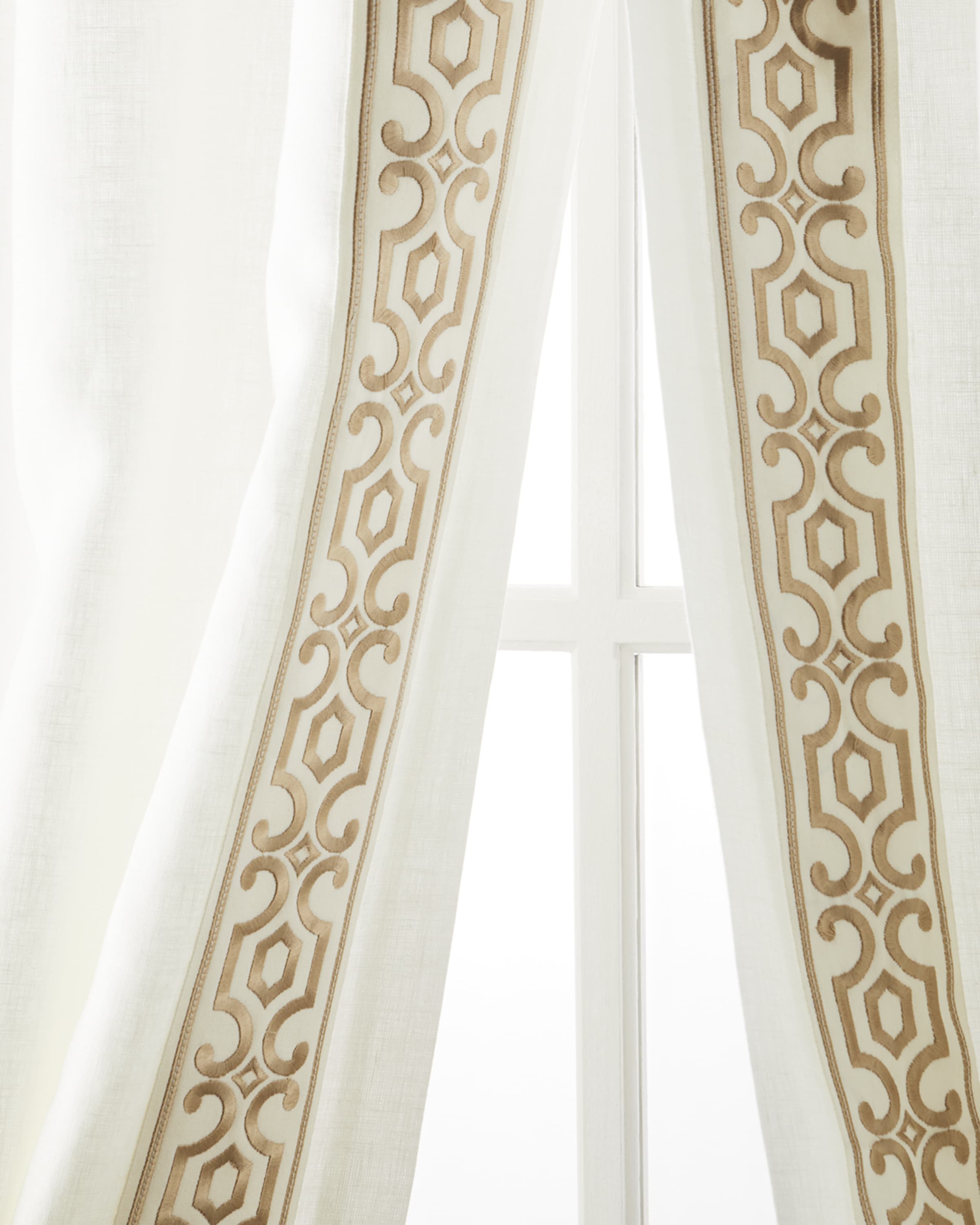 Home Silks Two Andes Curtains, 96"L