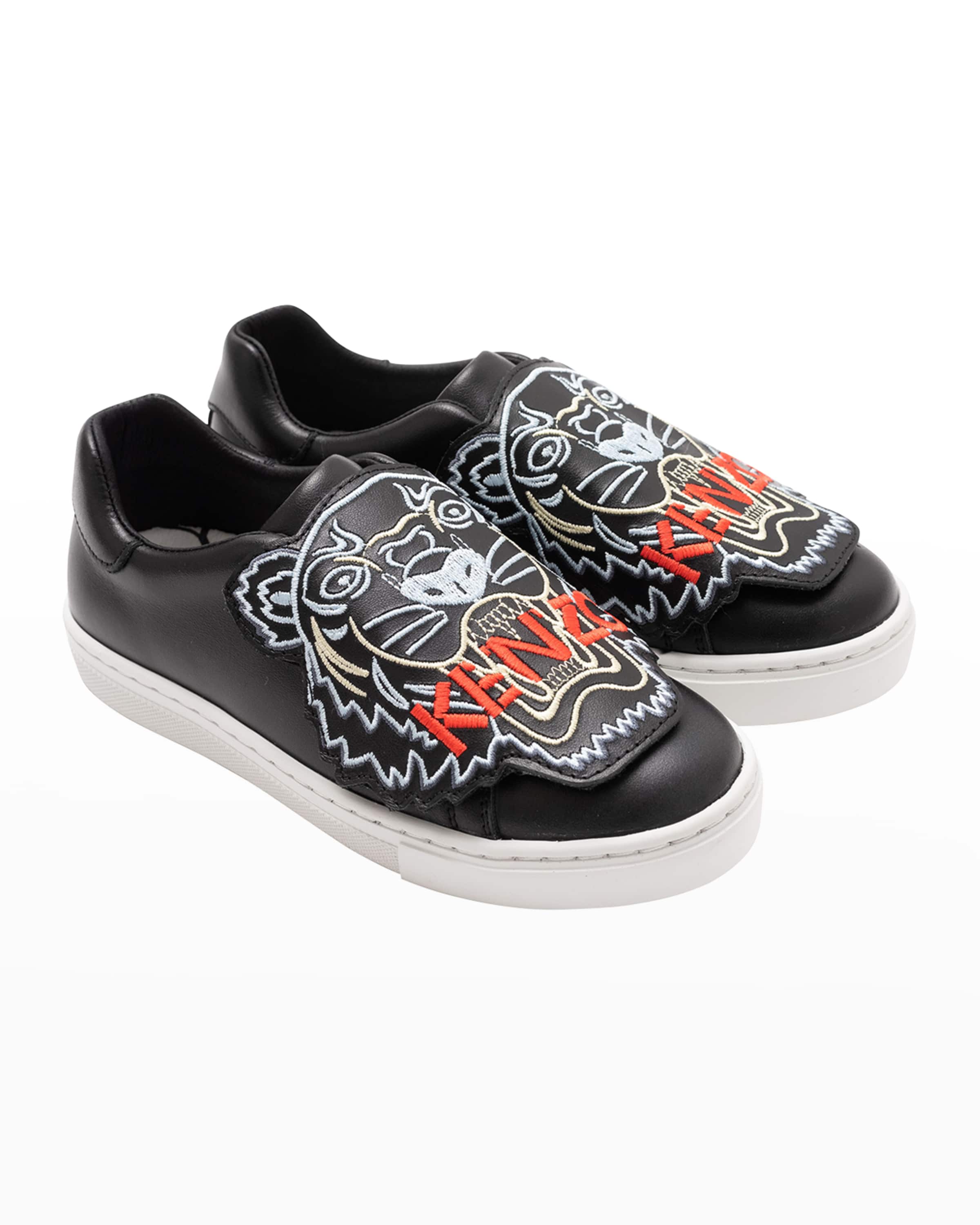 kenzo leather sneakers