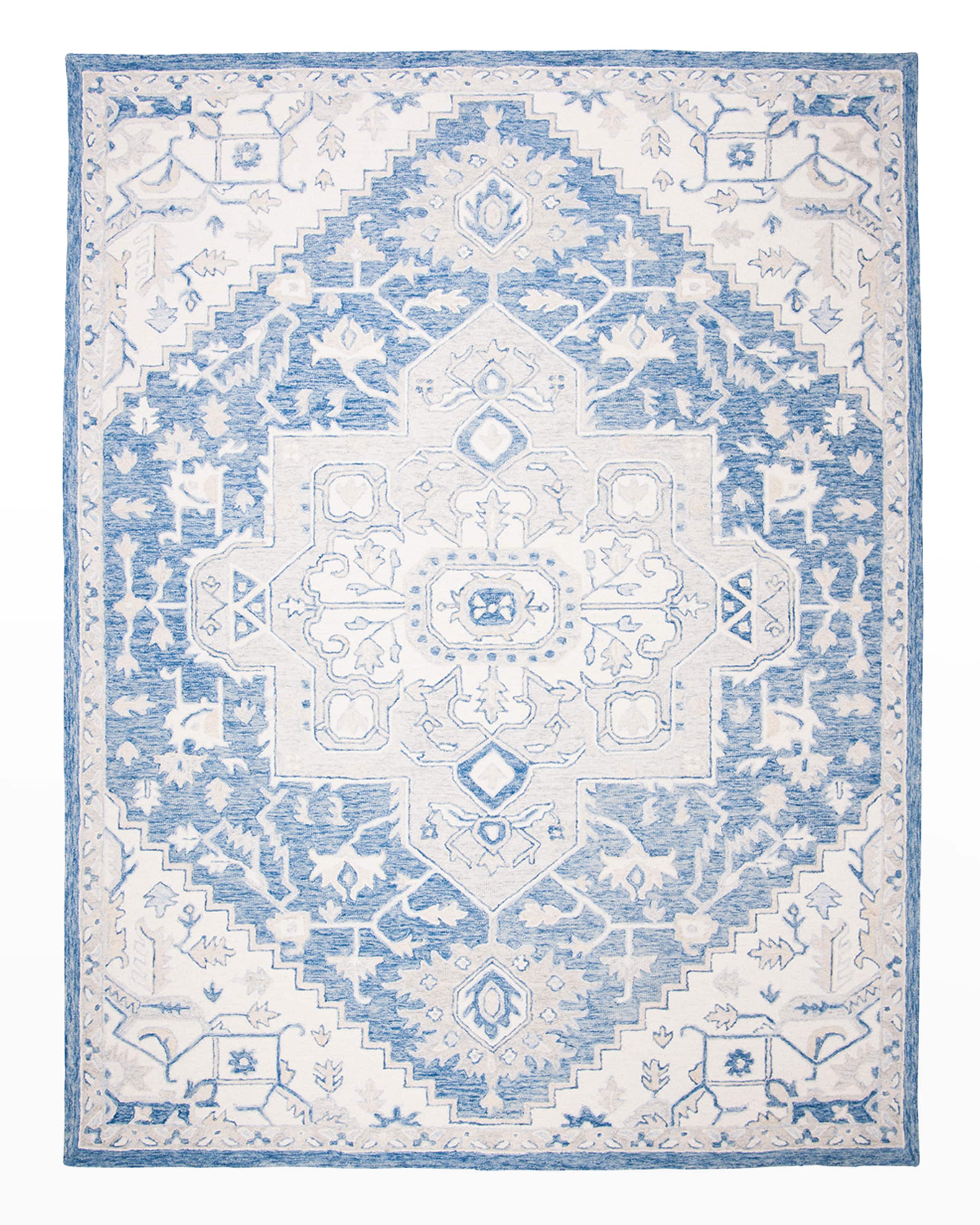 Lauren Ralph Lauren Percy Blue Hand-Woven Rug, 9' x 12'