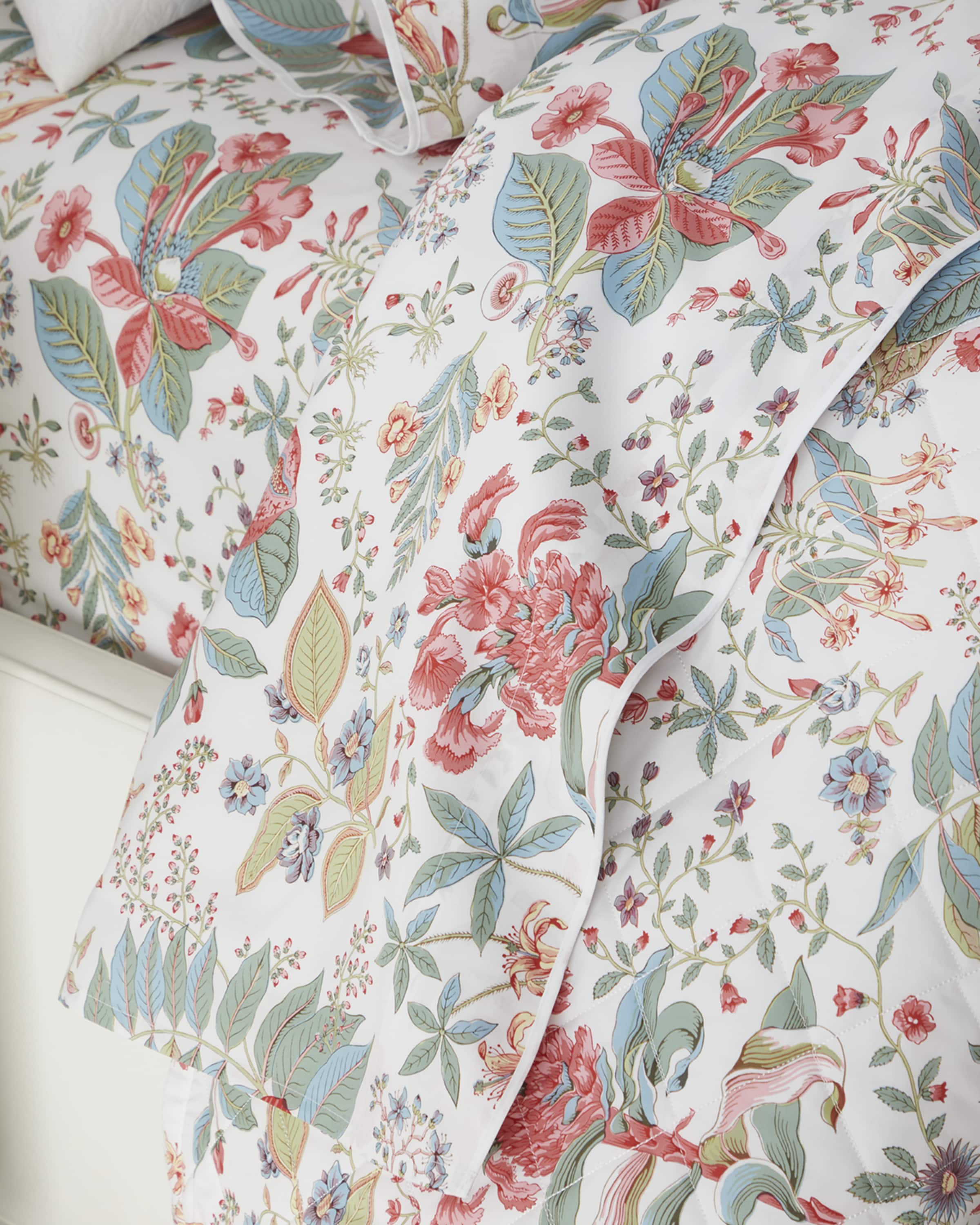 Matouk Schumacher Pomegranate Full/Queen Flat Sheet