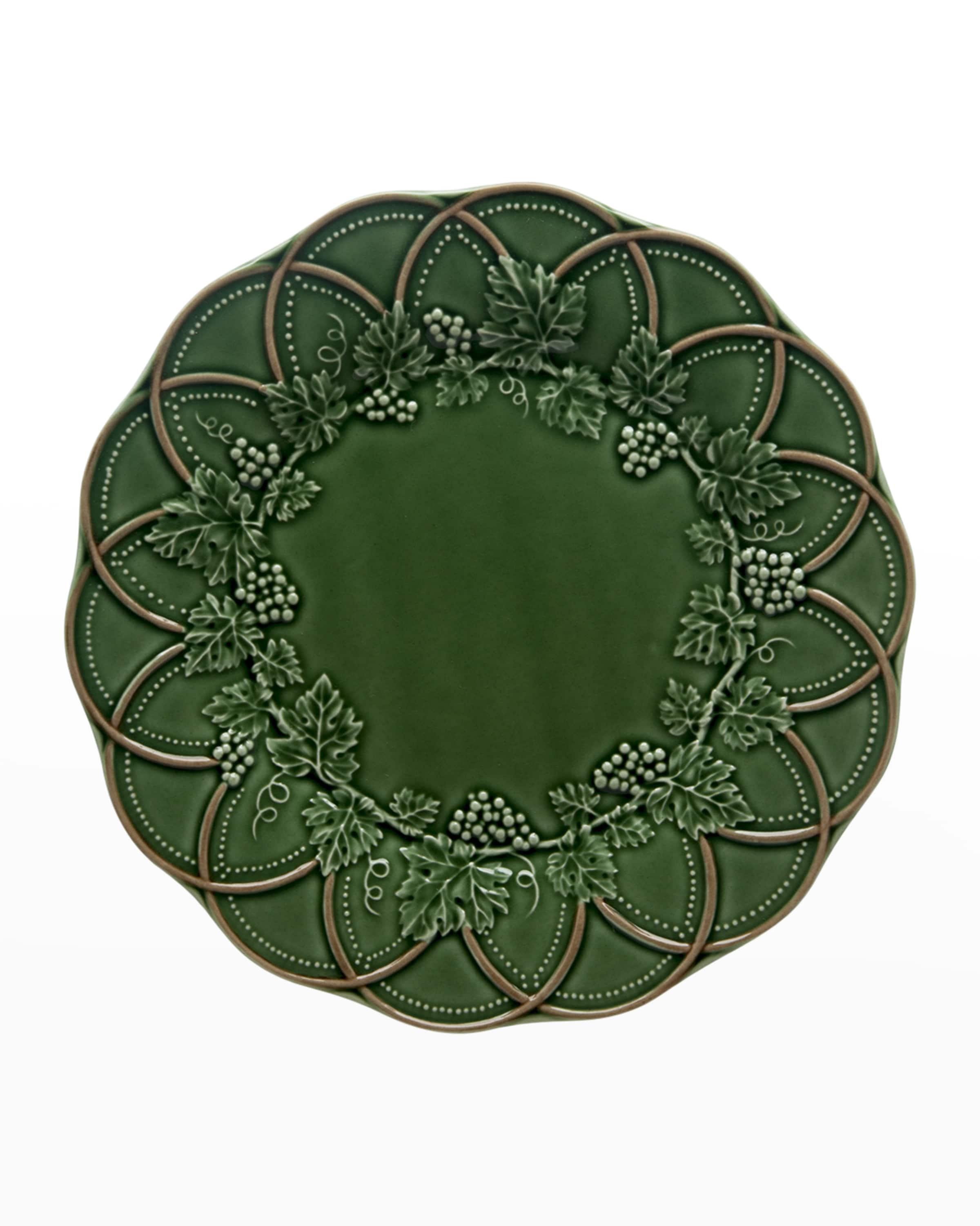 Bordallo Pinheiro Woods Fruit Plate, Set of 4