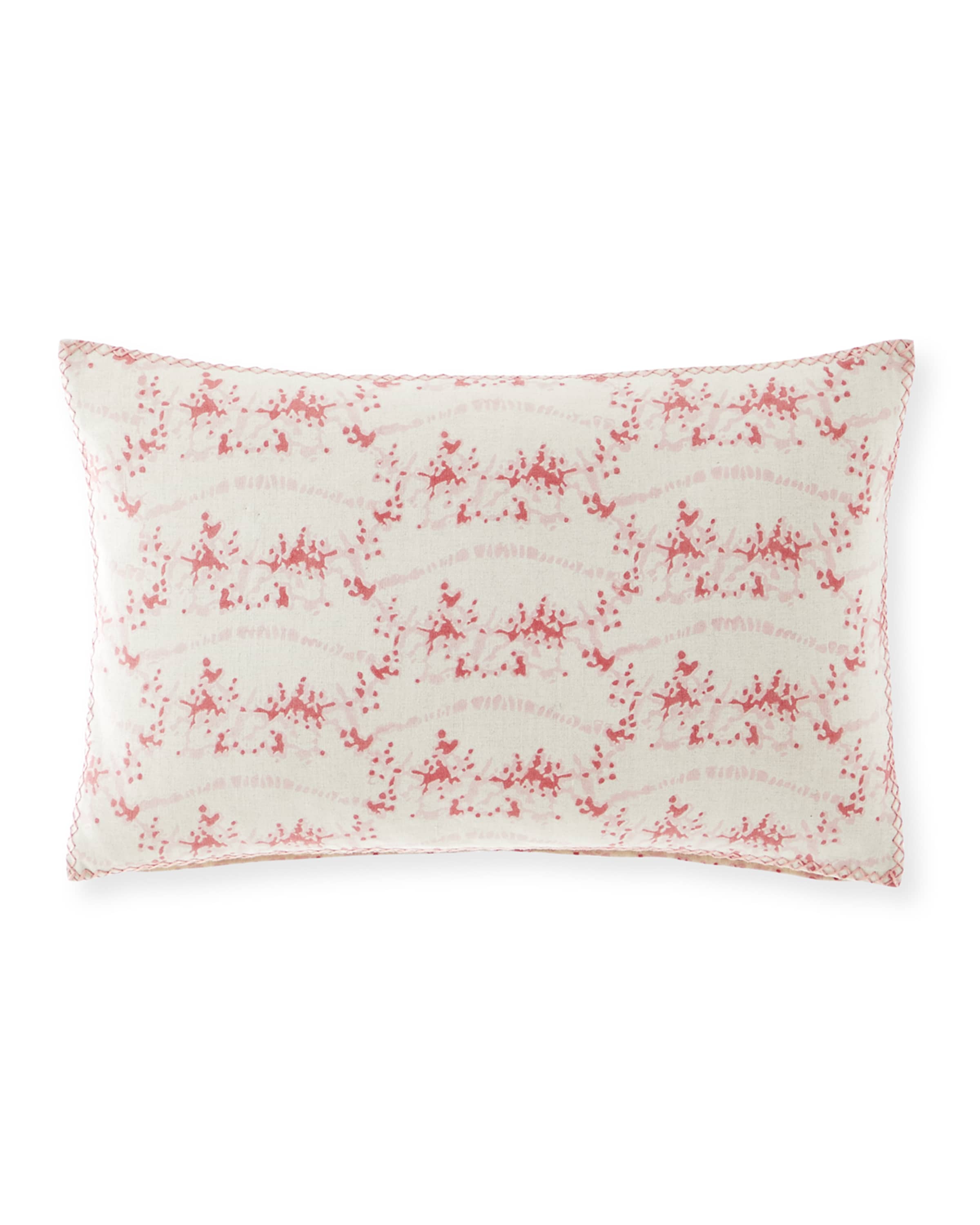 John Robshaw Aarna Lotus Pillow, 12" x 18"