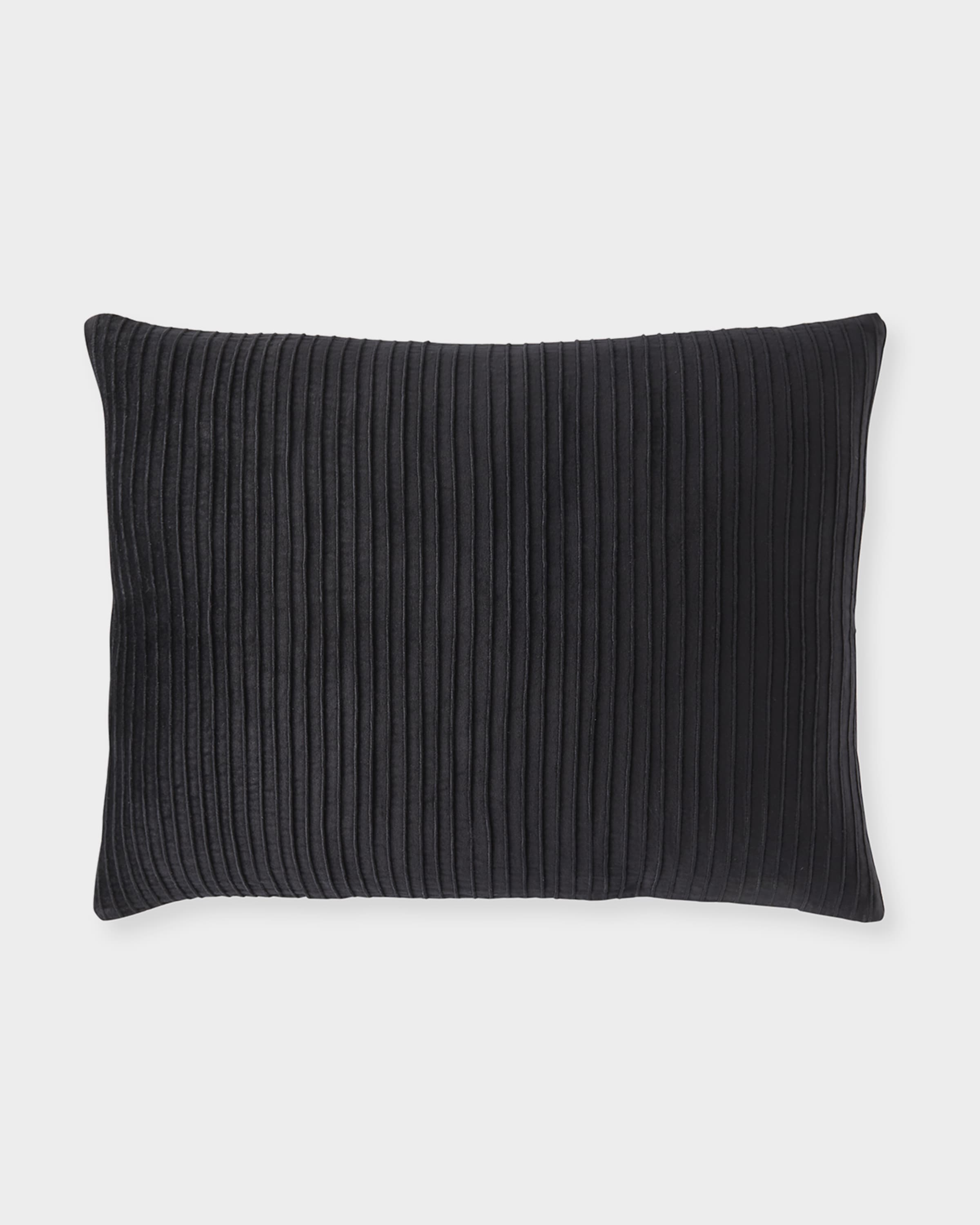 Callisto Home Nuevo Velvet Pleat King Sham, 20x36"