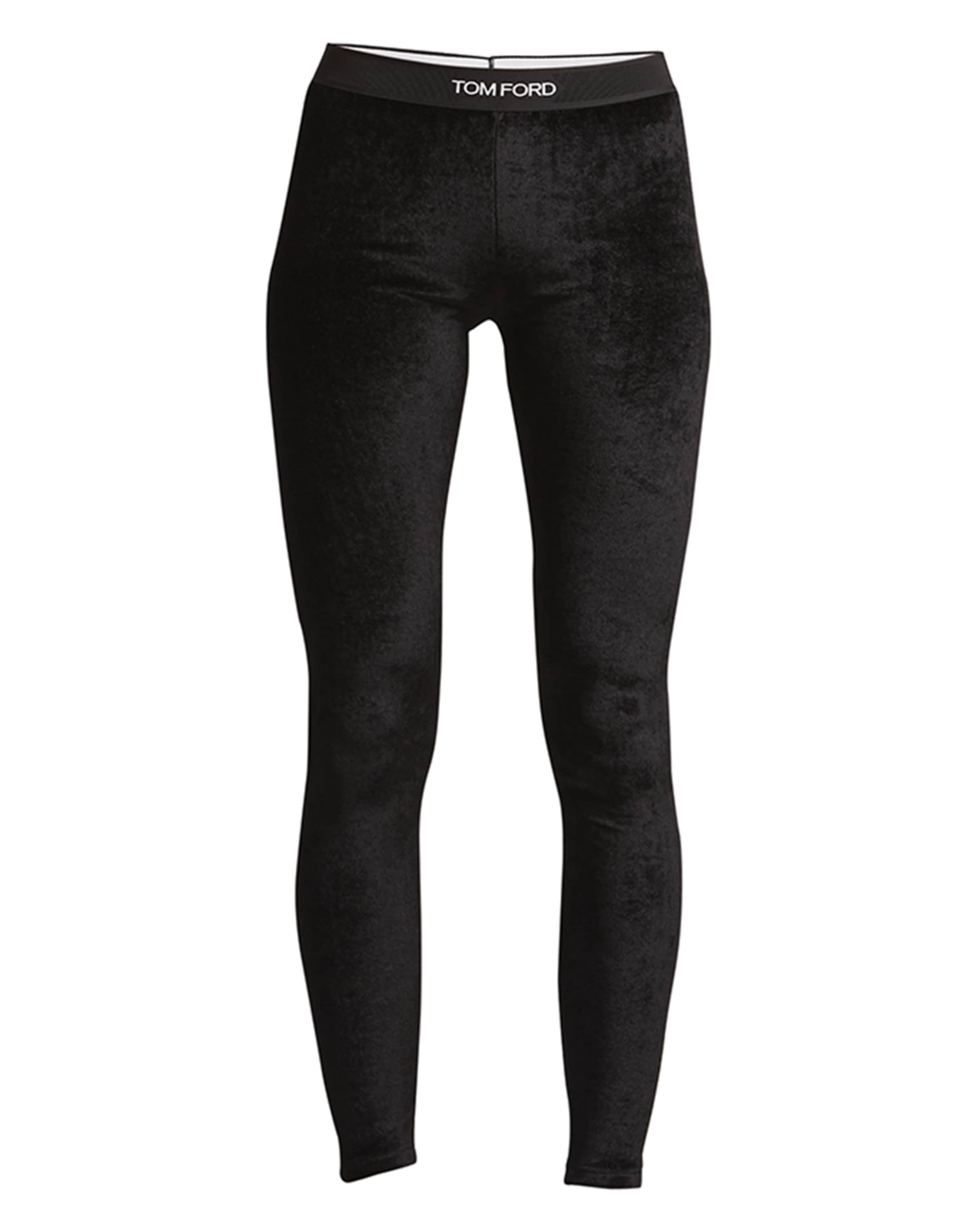 スパッツ・レギンス Tom Ford Velvet Leggings STRETCH VELVET SIGNATURE LEGGINGS | Tom Ford Fashion