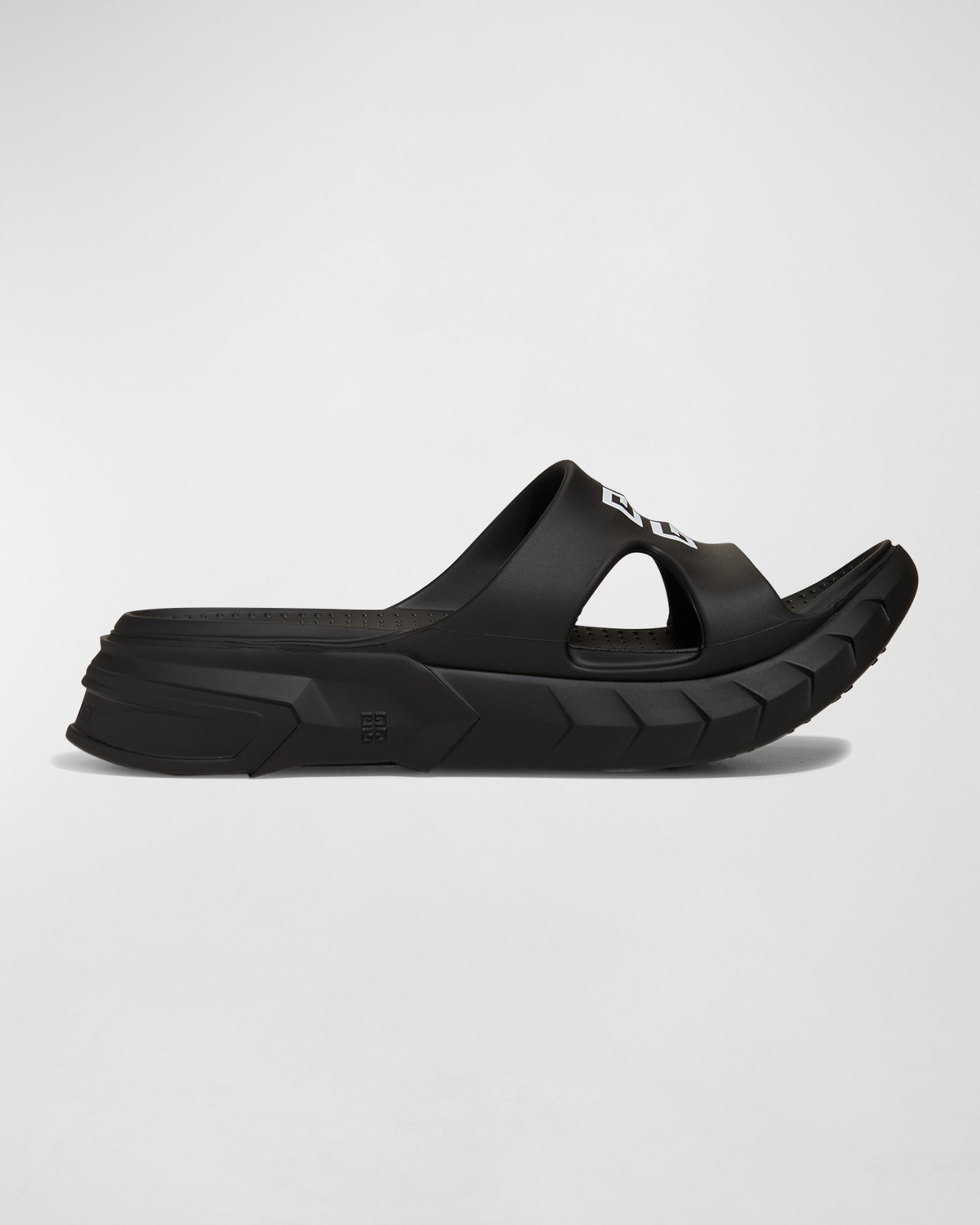 Givenchy Men's Marshmallow 4G Rubber Slide Sandals | Neiman Marcus