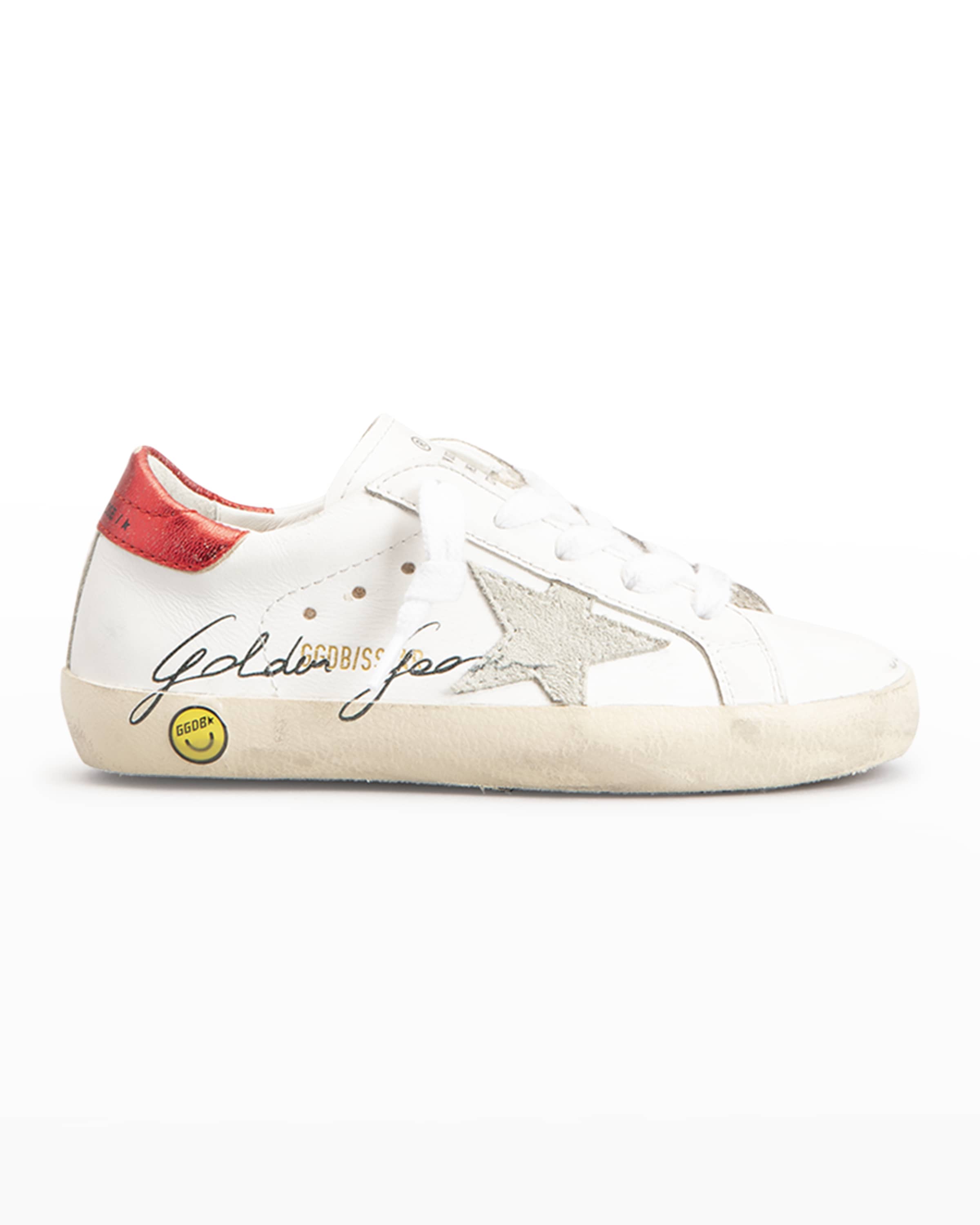 Golden Goose Girl's Super Star Suede Sneakers, Baby/Toddler