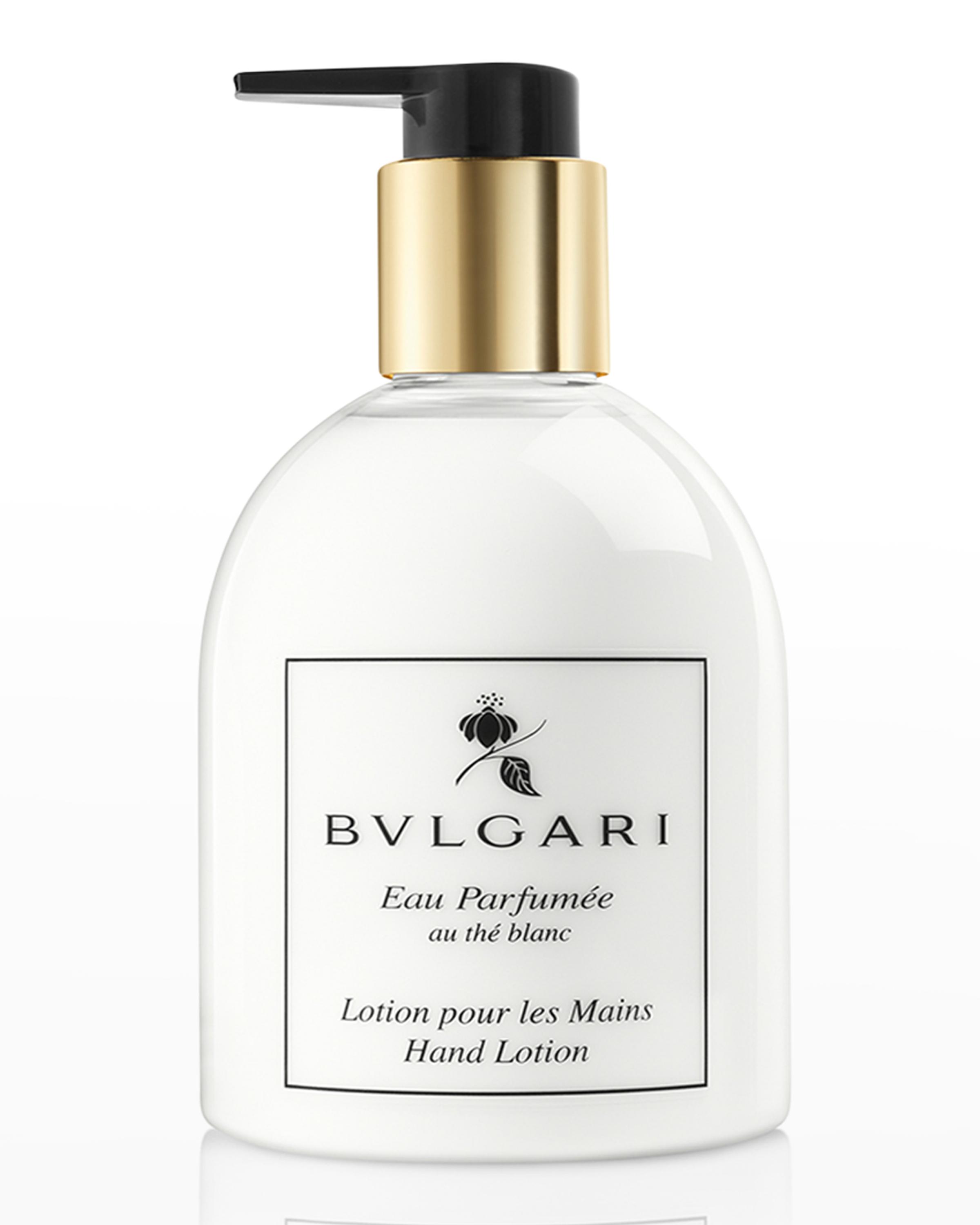 【新品】BVLGARI Eau Parfumée ハンドローション 2本セット BVLGARI Eau Parfumee Au The Blanc Hand & Body Lotion, Yours with