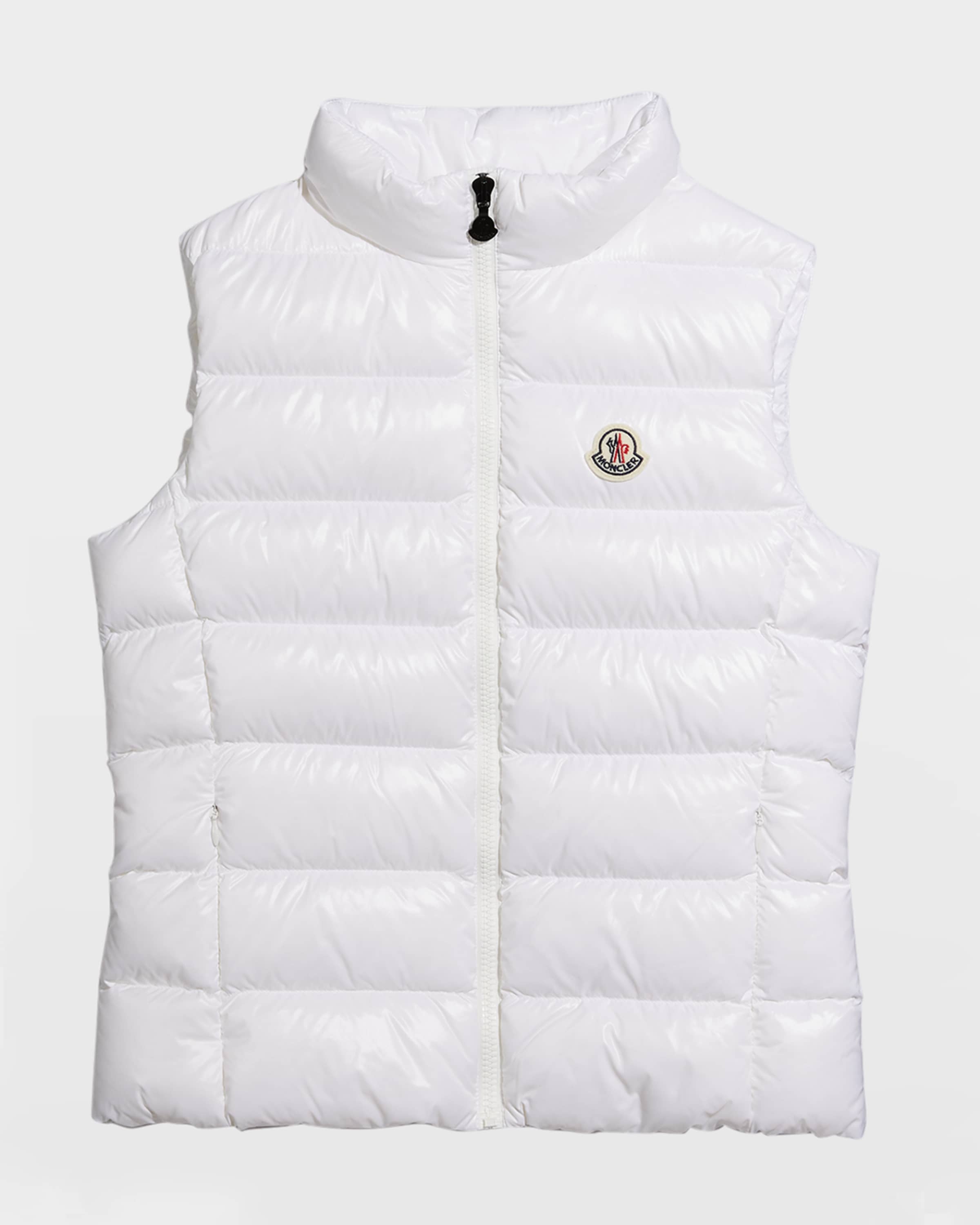 Moncler Girl's Ghany Quilted Vest, Size 8-14