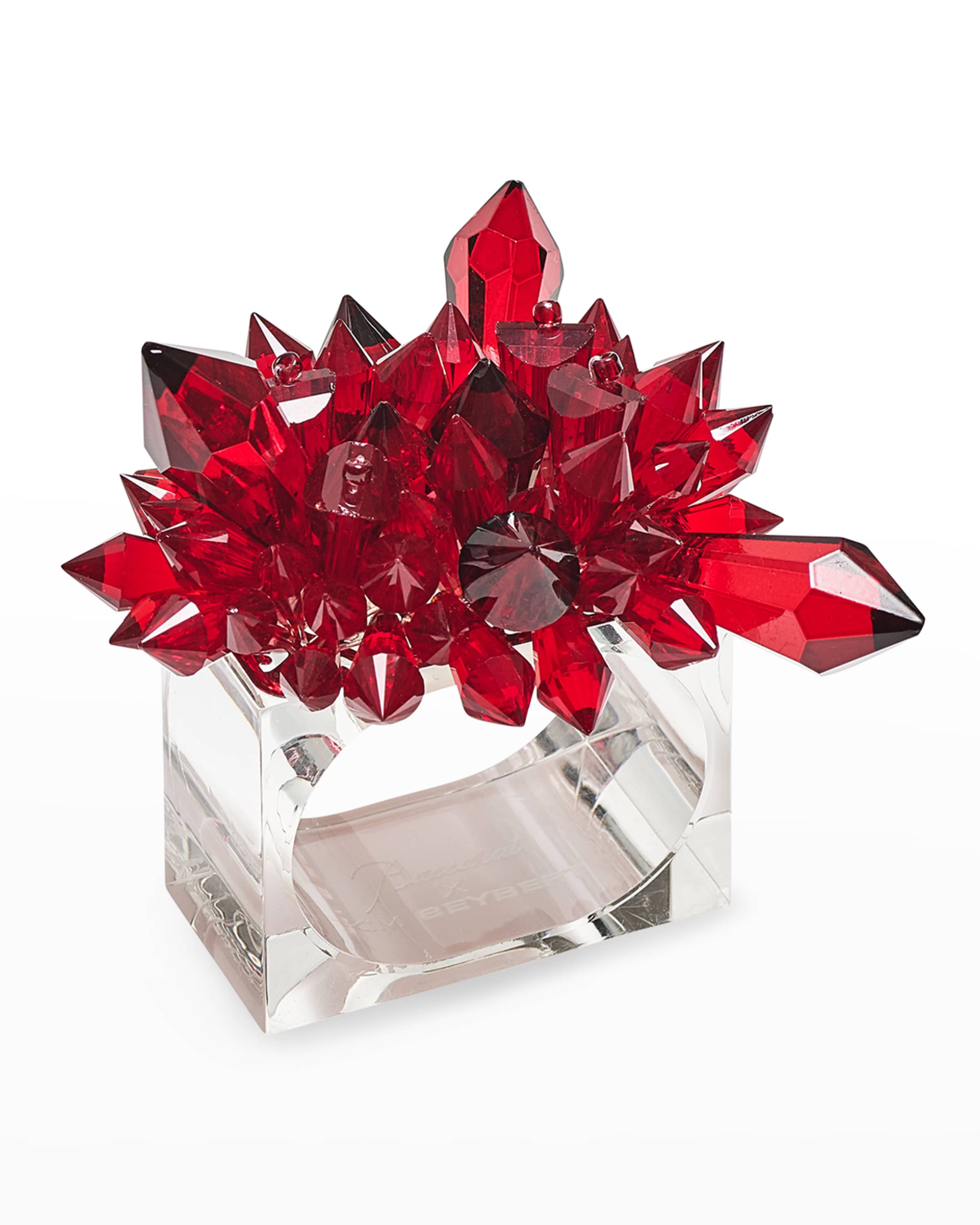 Baccarat x Kim Seybert Zenith Napkin Rings, Set of 4