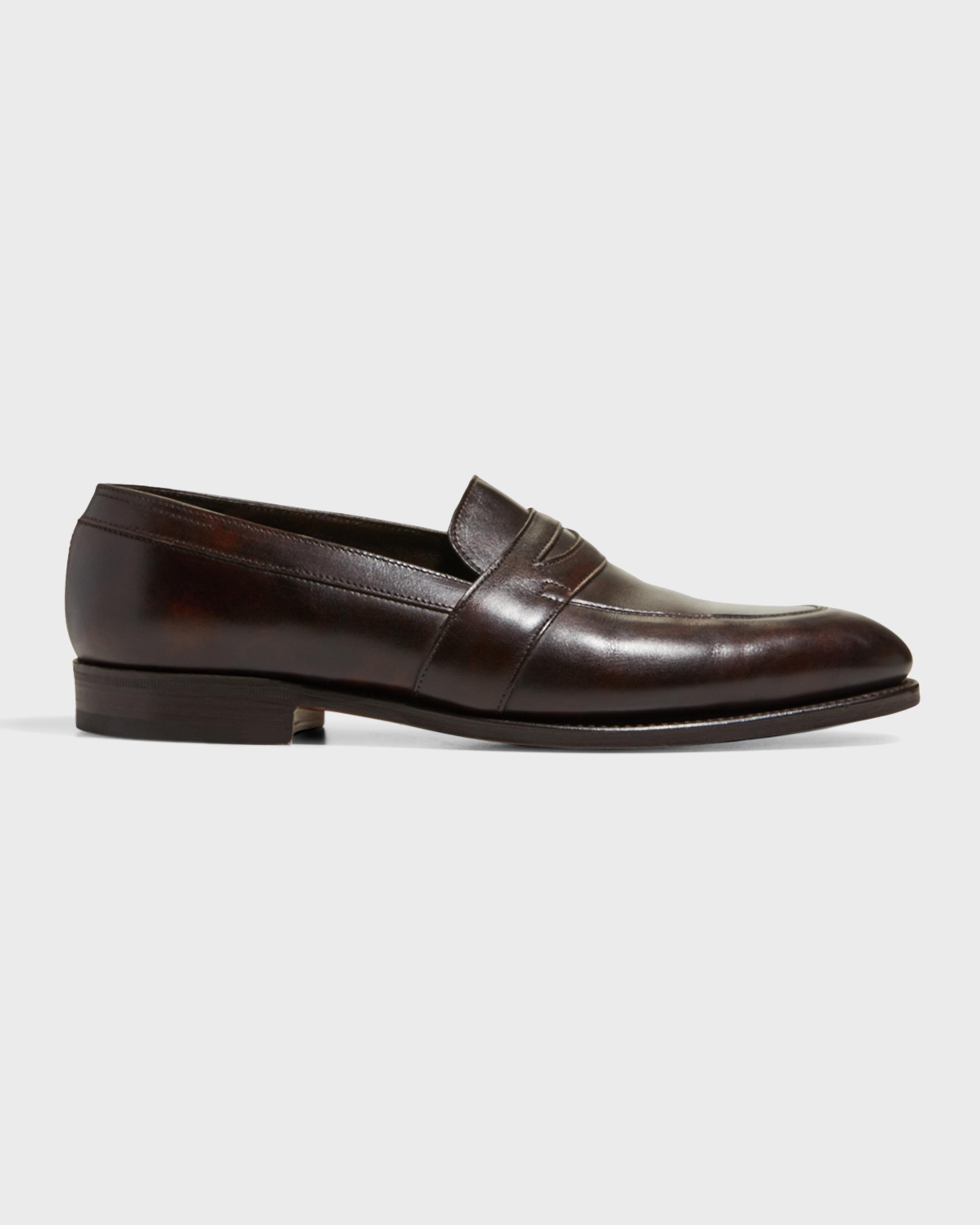 JOHN LOBB【ジョンロブ】ADLEYローファー John Lobb Men's Adley Leather Penny Loafers | Neiman Marcus