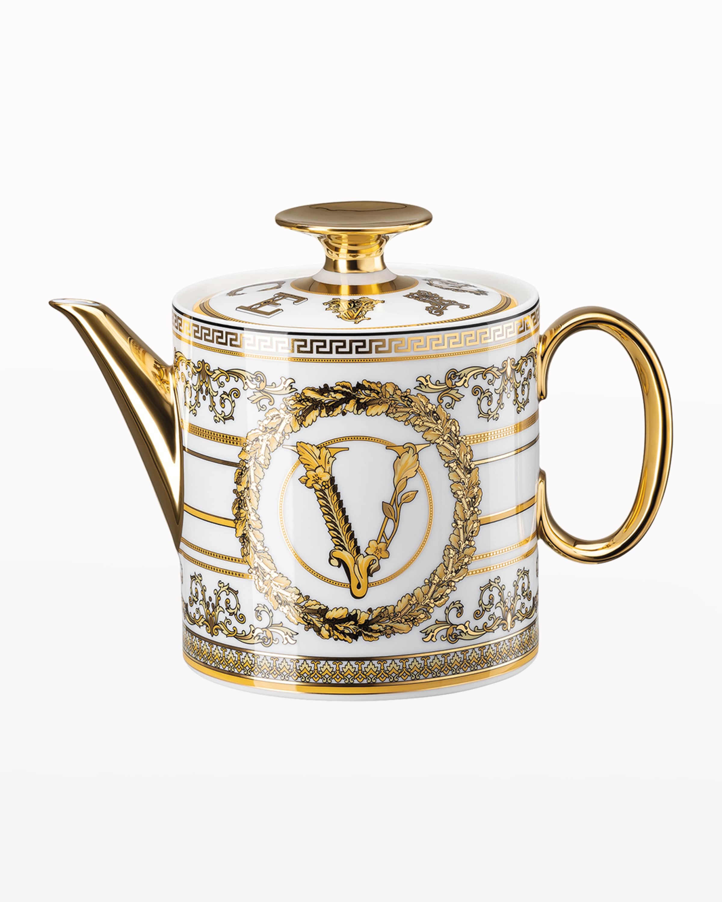 Versace Virtus Gala White Tea Pot