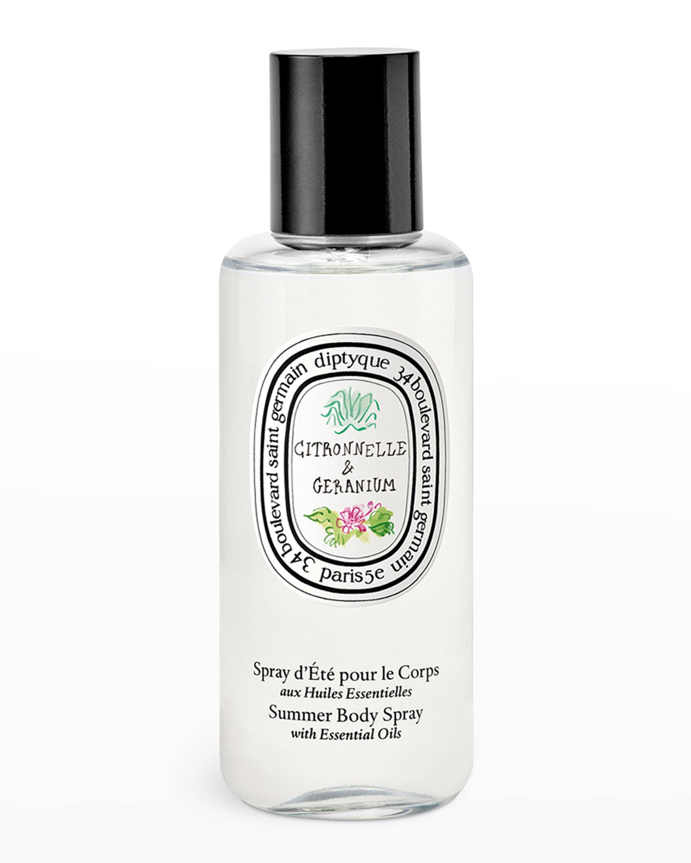 Diptyque 3.4 oz. Citronnelle & Geranium Summer Body Spray with
