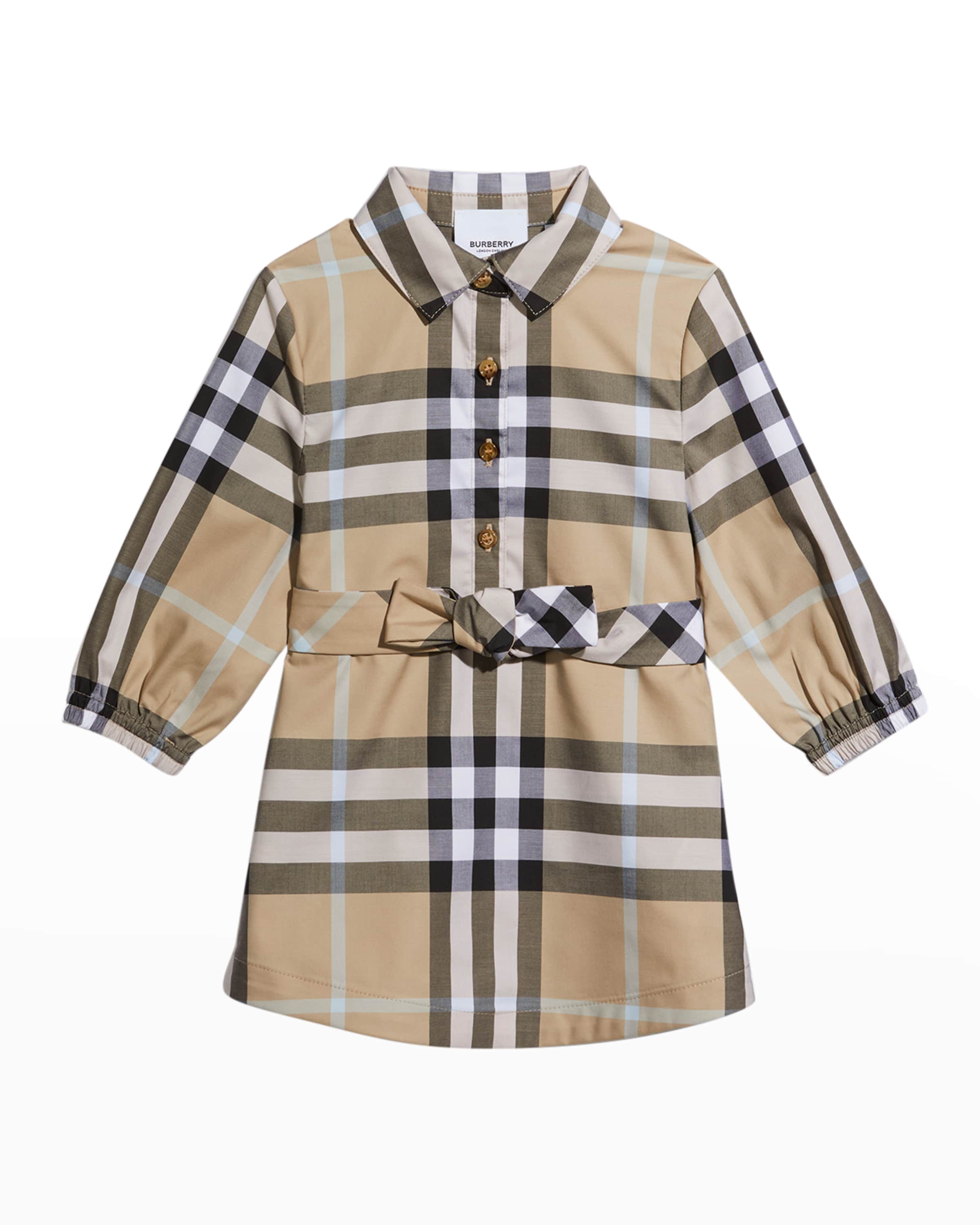 Baby girl burberry shirt clearance